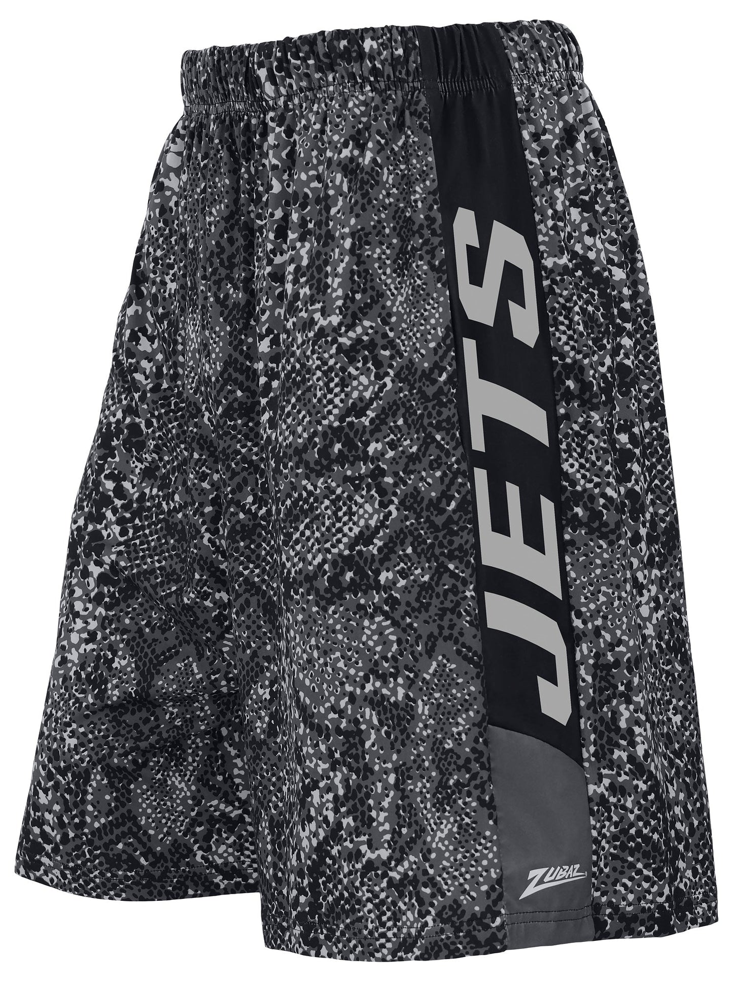 Zubaz NFL Men's 9in Tonal Post Football Shorts, New York Jets