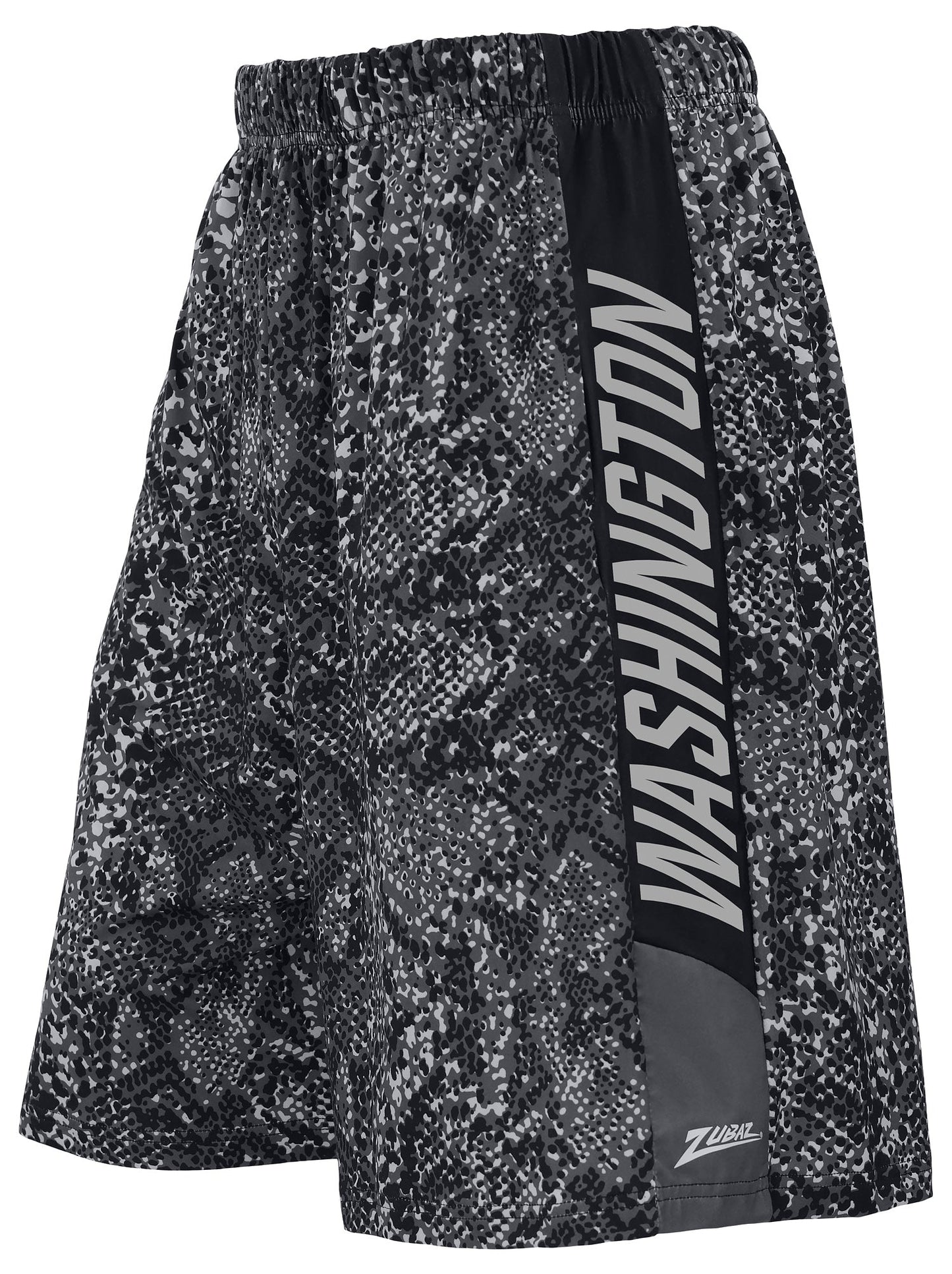 Zubaz NFL Men's 9in Tonal Post Football Shorts, Washington Commanders