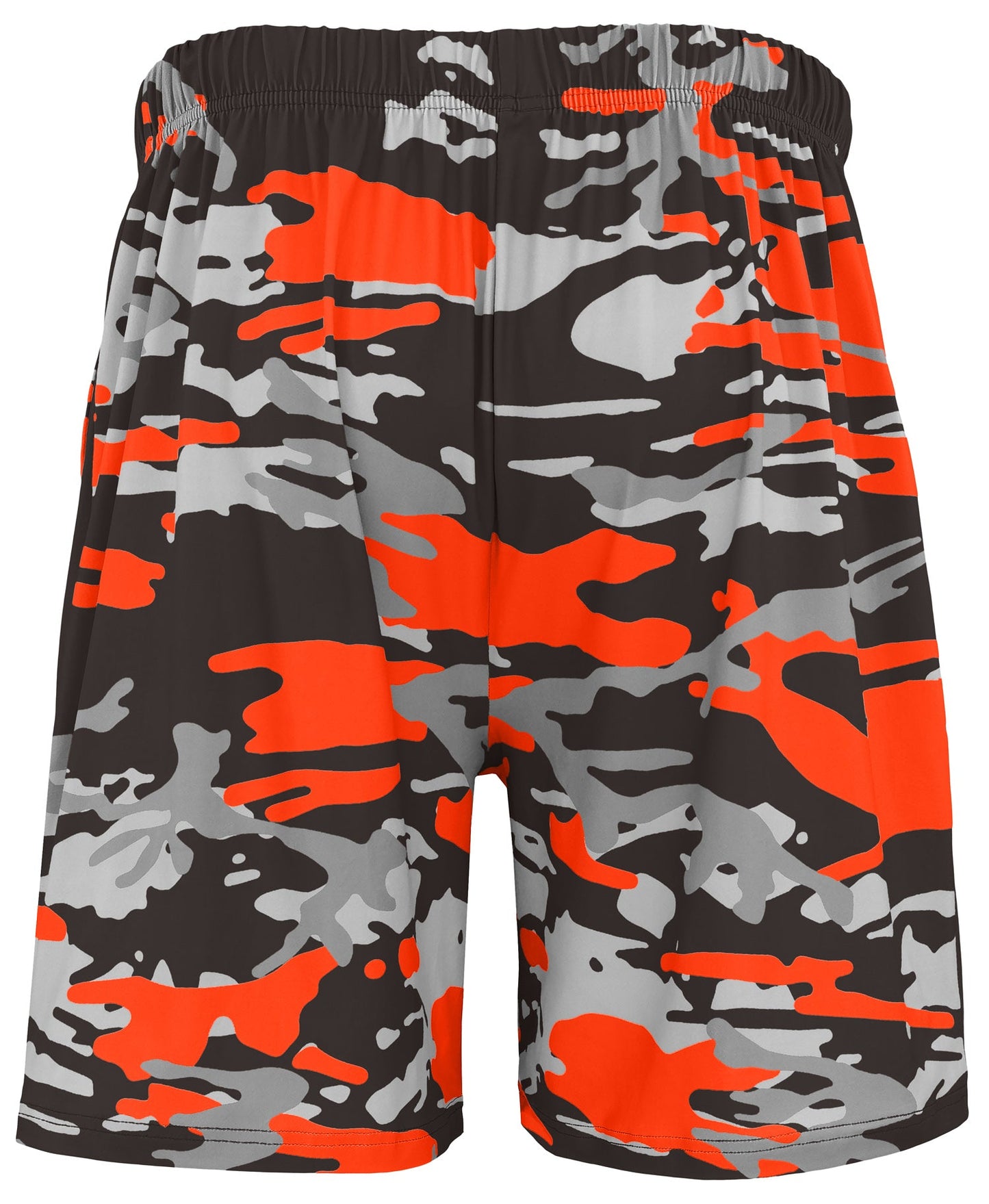 Zubaz NFL Men's 7in Alternate Camo Established Block Text Shorts, Cleveland Browns