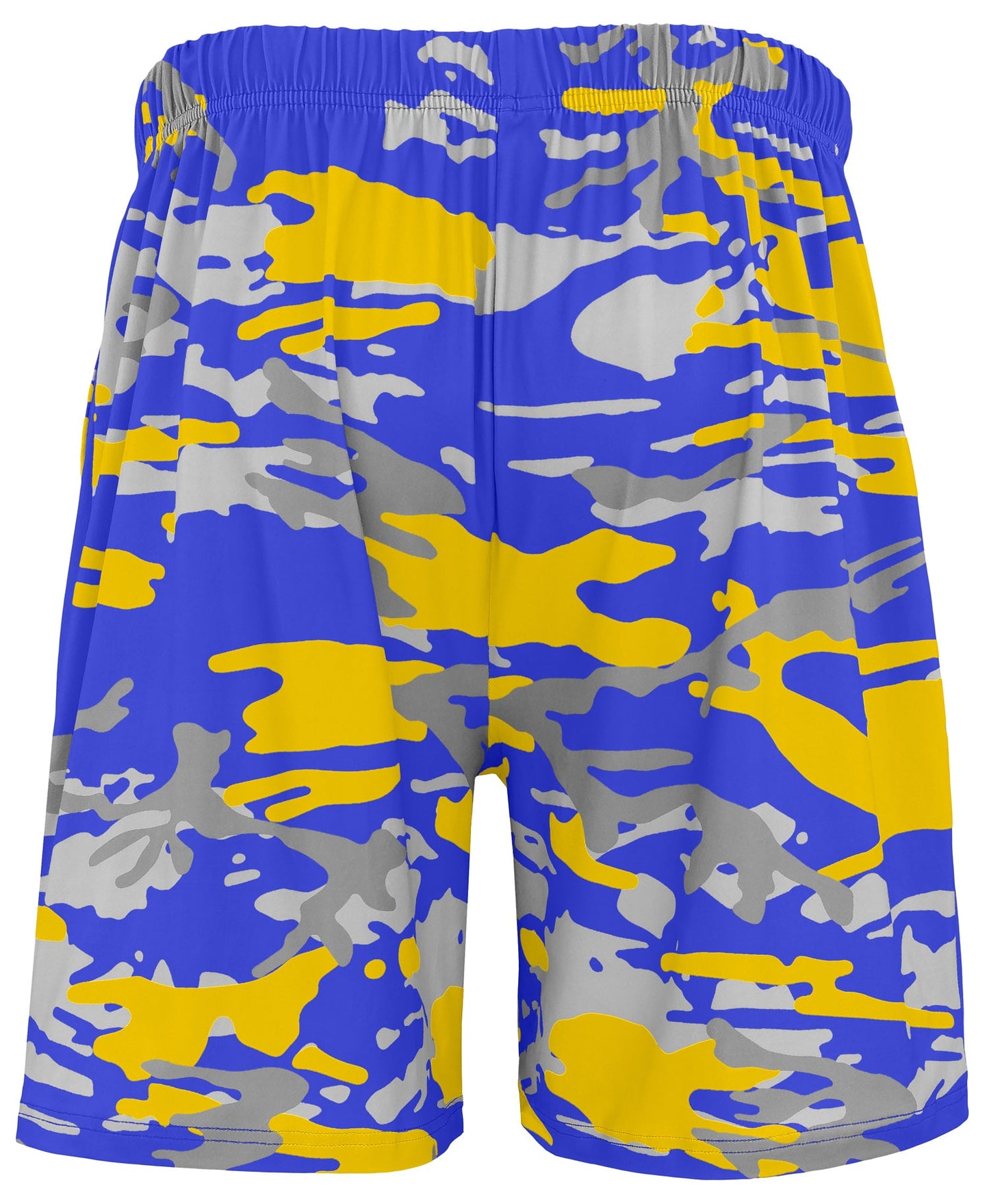 Zubaz NFL Men's 7in Alternate Camo Established Block Text Shorts, Los Angeles Rams
