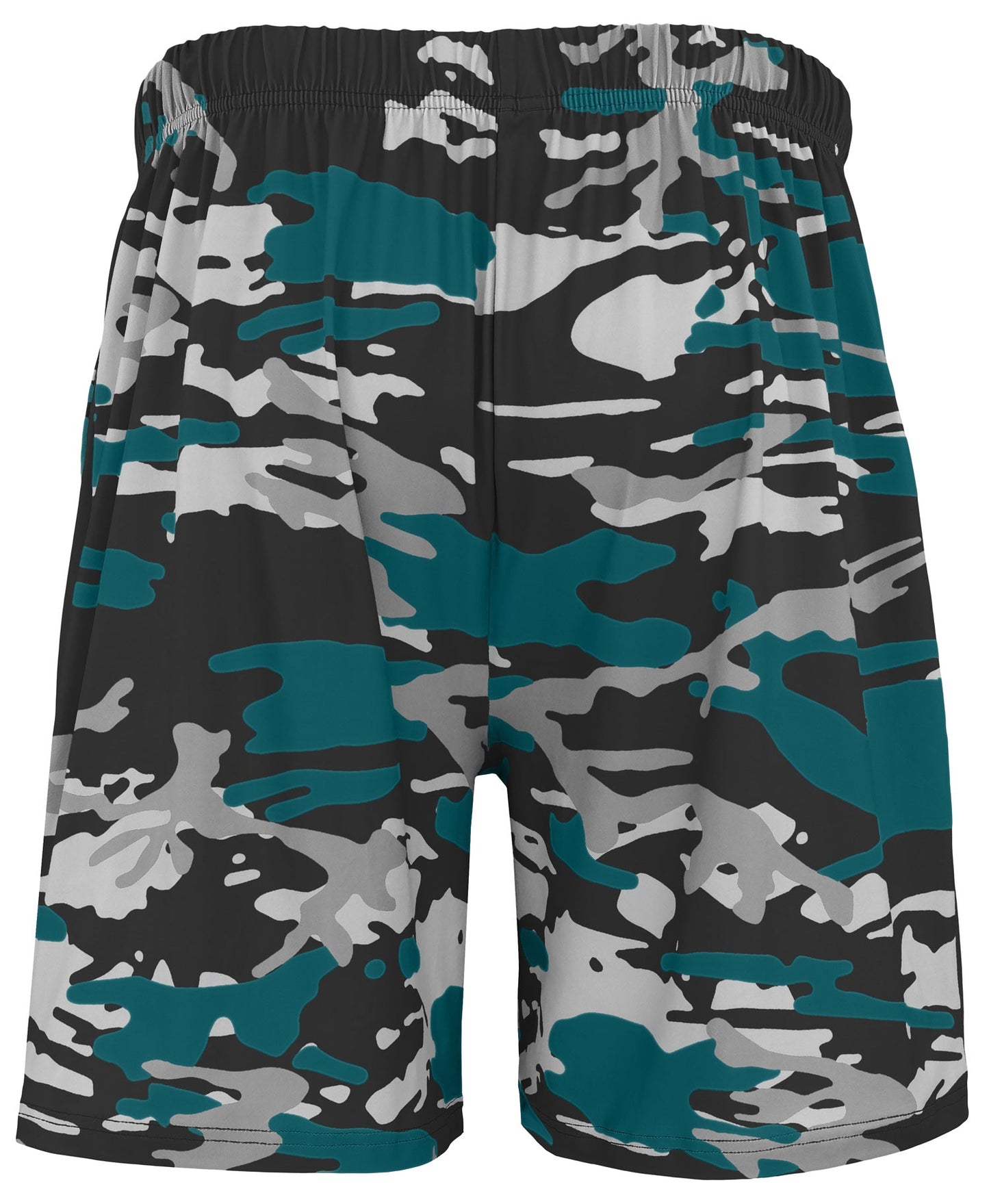 Zubaz NFL Men's 7in Alternate Camo Established Block Text Shorts, Philadelphia Eagles