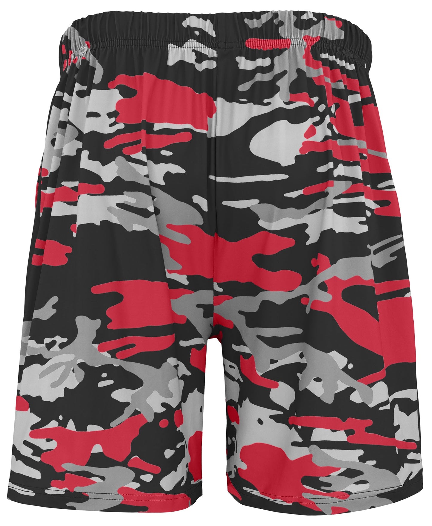 Zubaz NFL Men's 7in Alternate Camo Established Block Text Shorts, Tampa Bay Buccaneers