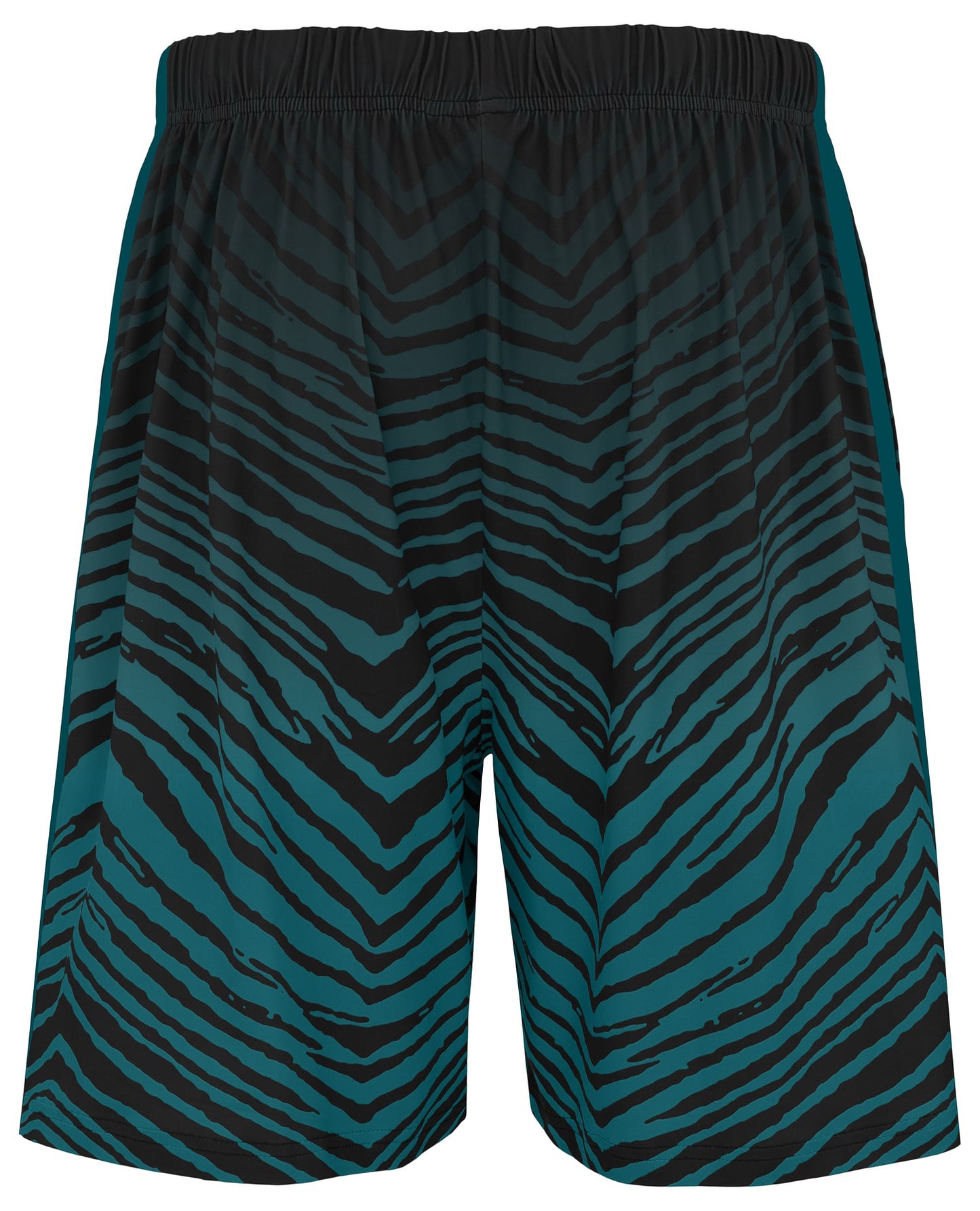 Zubaz NFL Men's 7in Fade Primary Stacked Text Shorts, Philadelphia Eagles