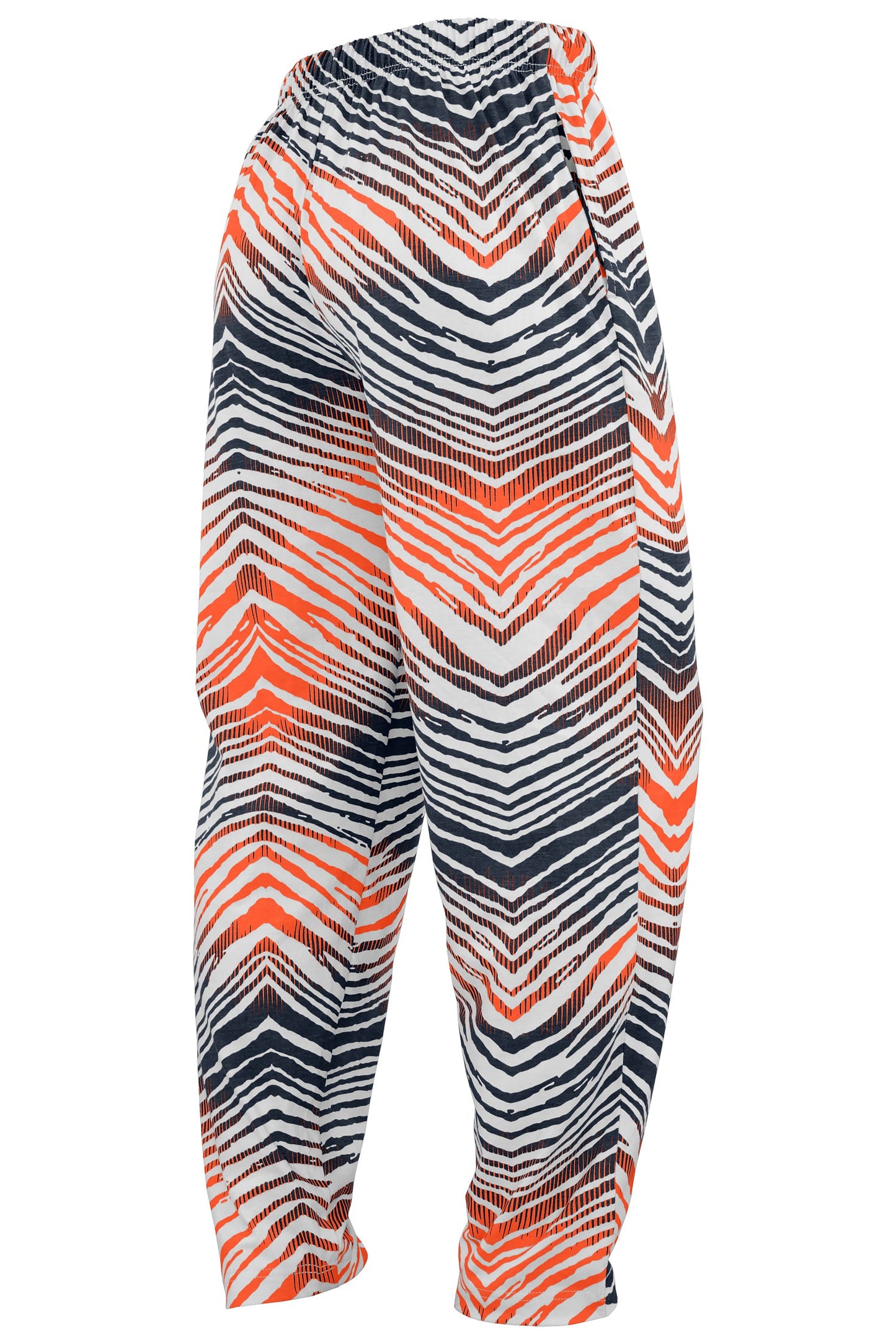 Zubaz NFL Adult Unisex Z88 Embroidered Zebra Ombre TMC Pants, Denver Broncos