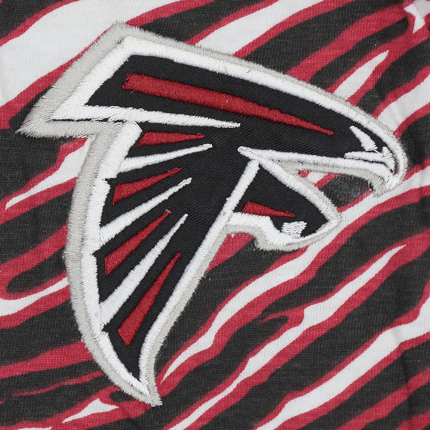 Zubaz NFL  UNISEX Z88 3 Color Zebra - Direct Embroidered Logo Pants, ATLANTA FALCONS