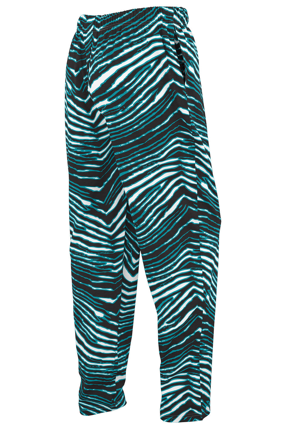 Zubaz NFL  UNISEX Z88 3 Color Zebra - Direct Embroidered Logo Pants, JACKSONVILLE JAGUARS