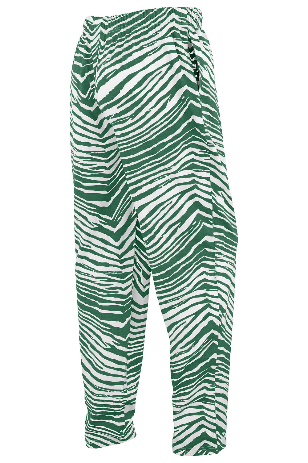 Zubaz NFL  UNISEX Z88 3 Color Zebra - Direct Embroidered Logo Pants, NEW YORK JETS
