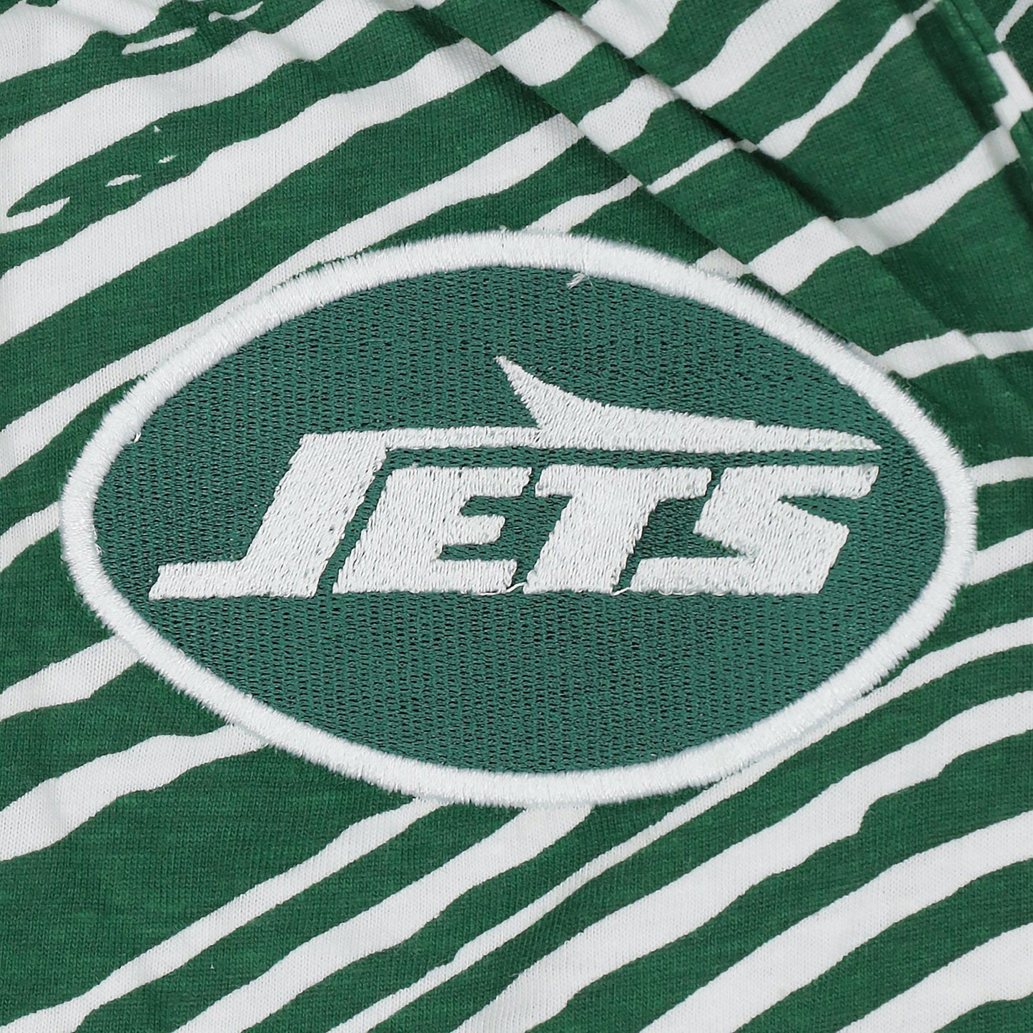 Zubaz NFL  UNISEX Z88 3 Color Zebra - Direct Embroidered Logo Pants, NEW YORK JETS