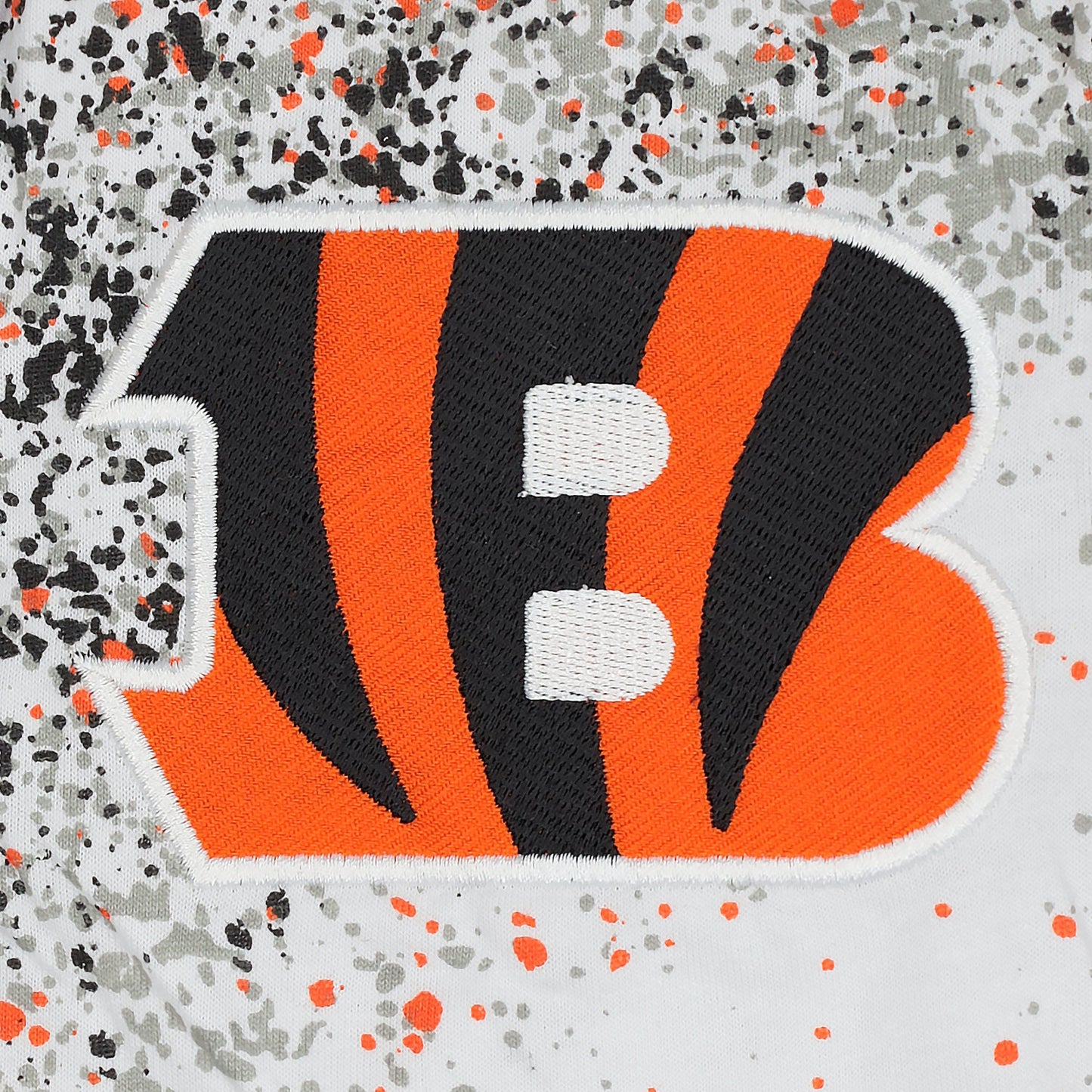 Zubaz NFL Adult Unisex Z88 Embroidered Confetti 3 Color Pants, Cincinnati Bengals