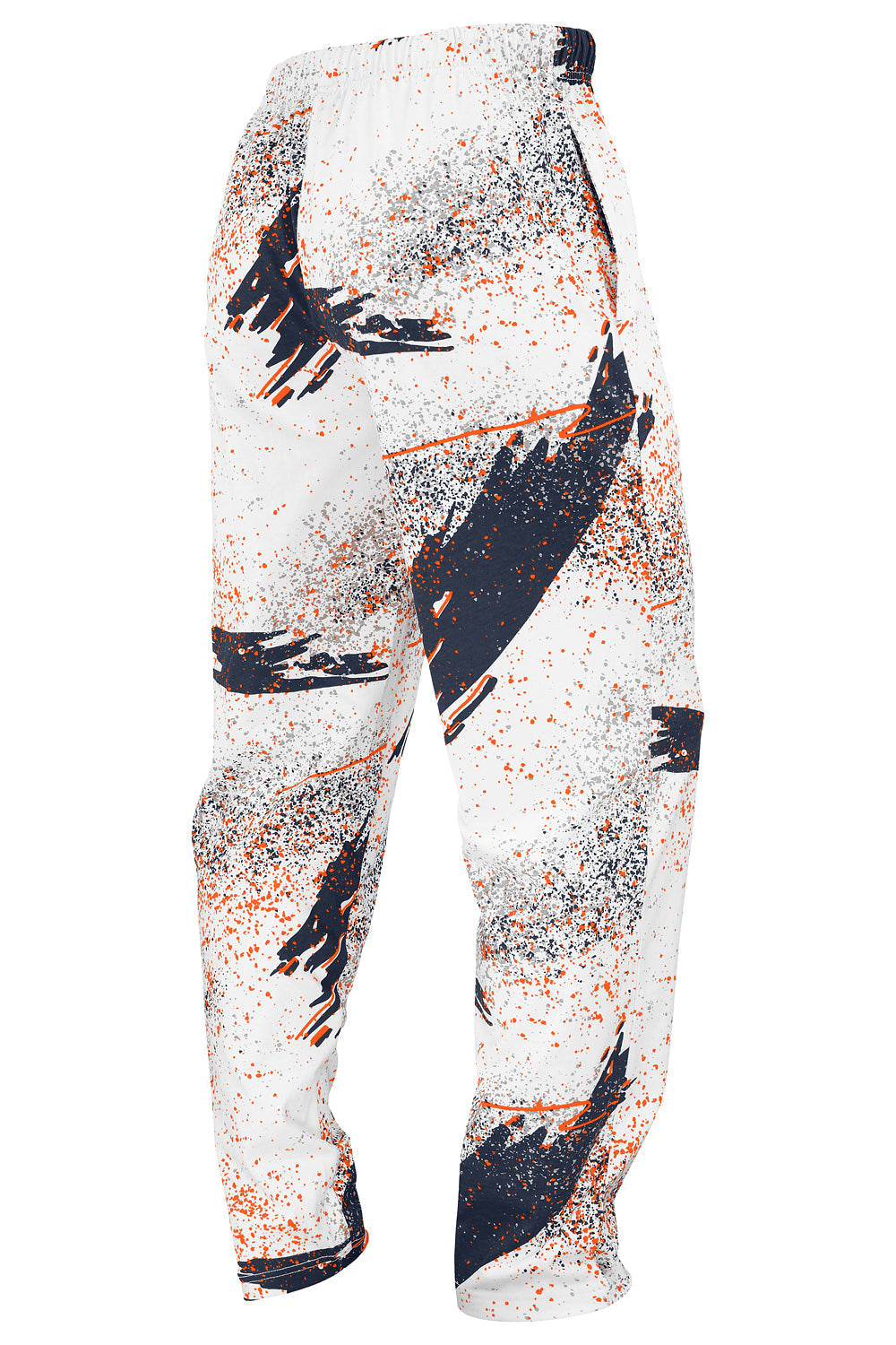 Zubaz NFL Adult Unisex Z88 Embroidered Confetti 3 Color Pants, Denver Broncos