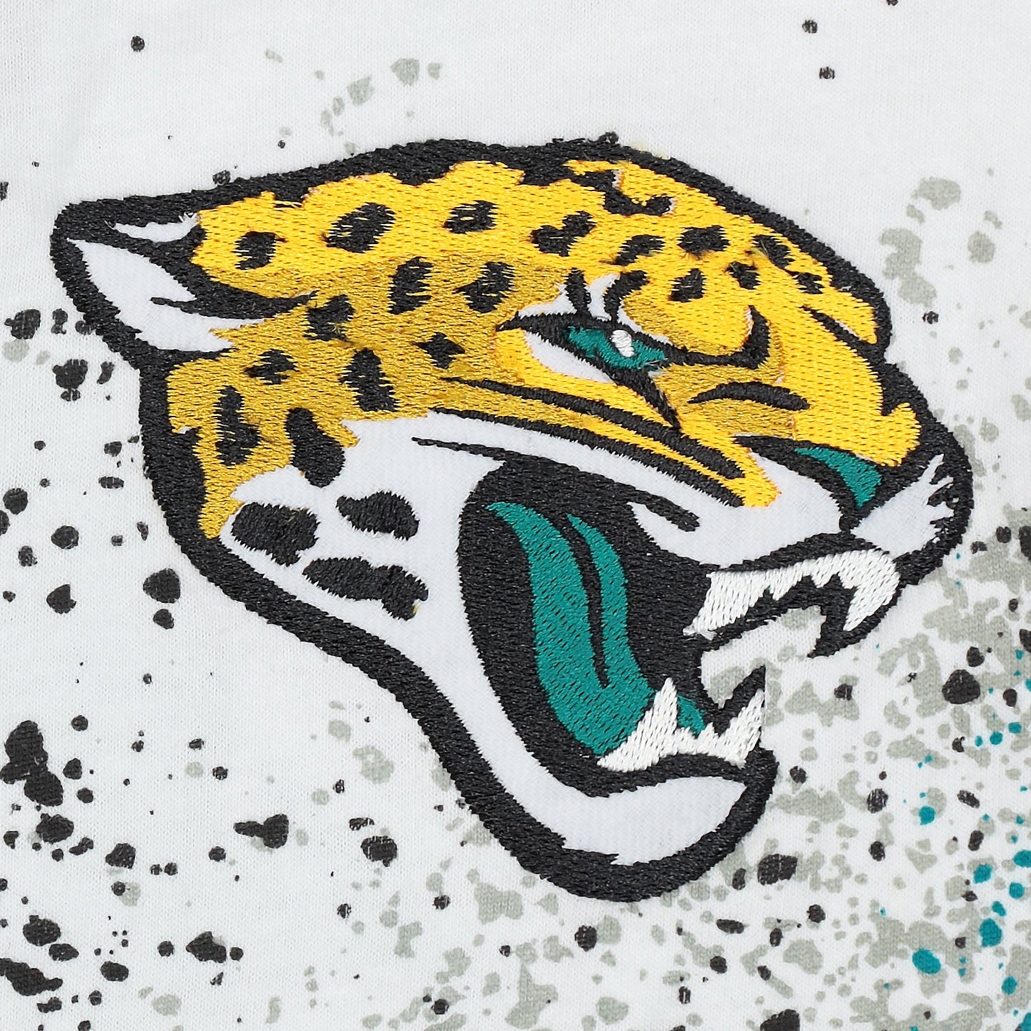 Zubaz NFL Adult Unisex Z88 Embroidered Confetti 3 Color Pants, Jacksonville Jaguars