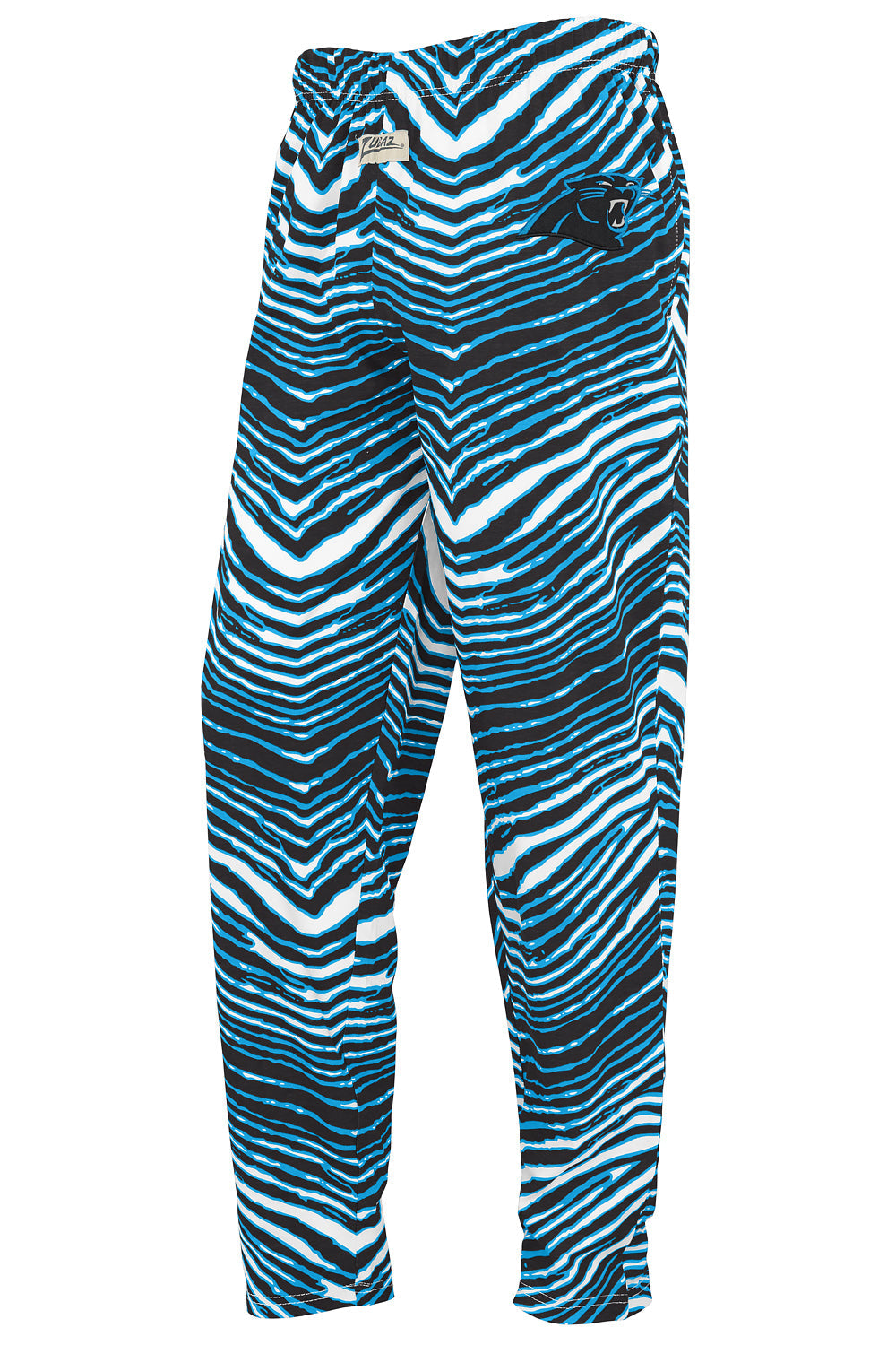 Zubaz NFL  UNISEX Z88 Kids Zebra 3C Embroidered Pant, CAROLINA PANTHERS