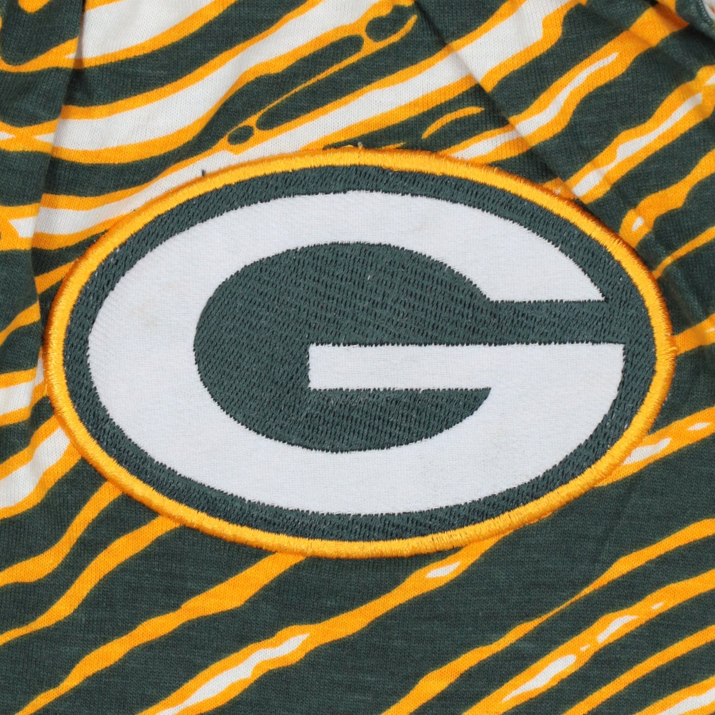 Zubaz NFL  UNISEX Z88 Kids Zebra 3C Embroidered Pant, GREEN BAY PACKERS