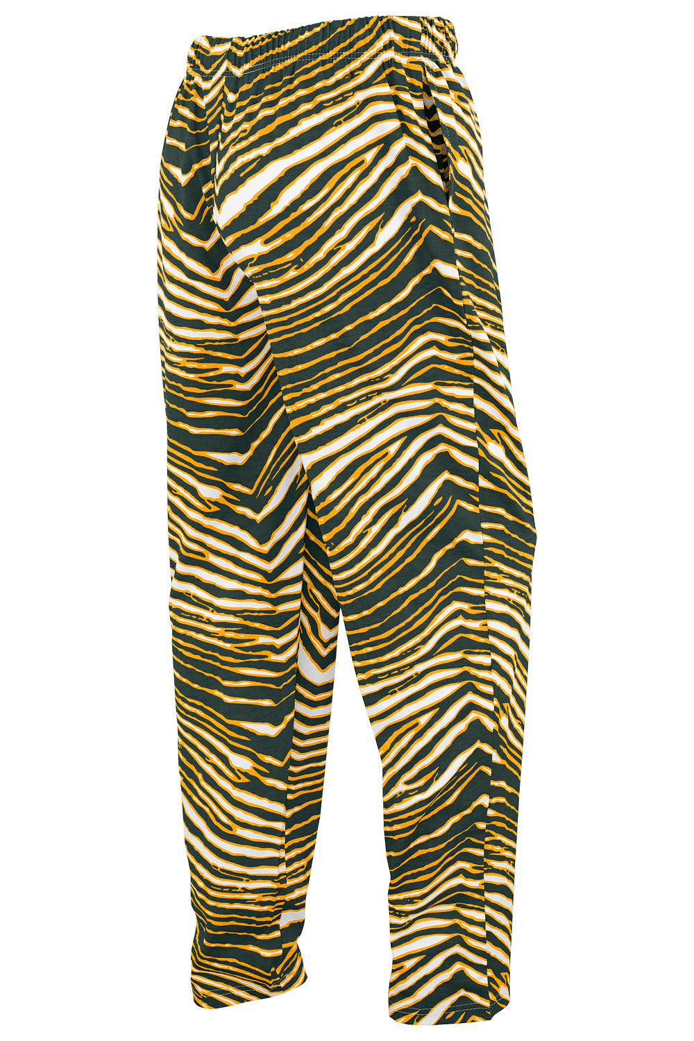 Zubaz NFL  UNISEX Z88 Kids Zebra 3C Embroidered Pant, GREEN BAY PACKERS