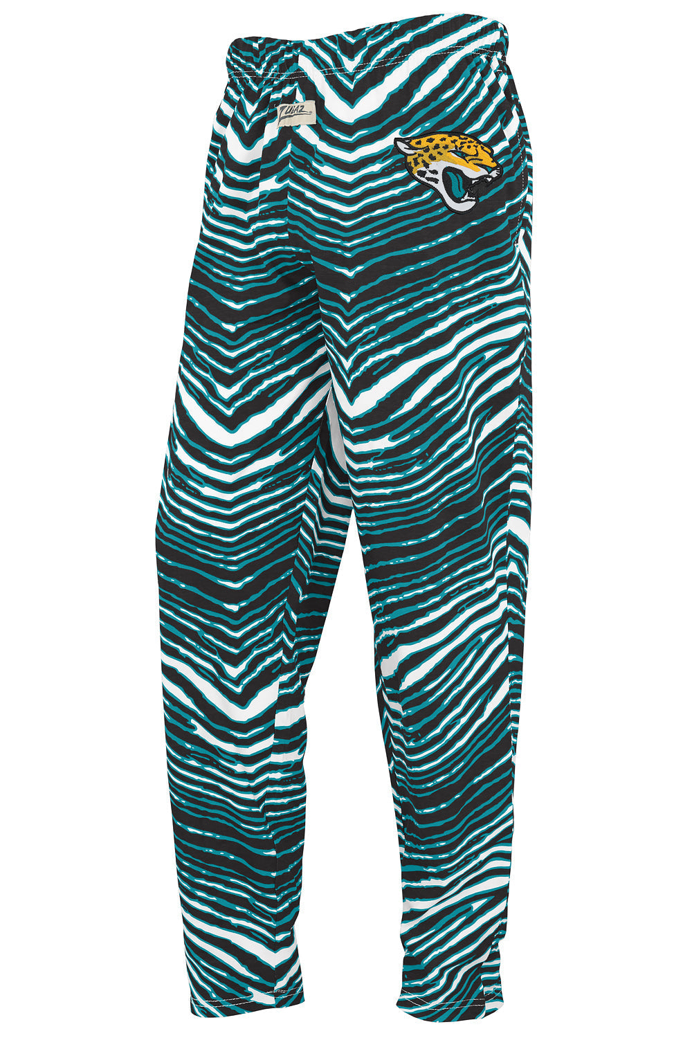 Zubaz NFL  UNISEX Z88 Kids Zebra 3C Embroidered Pant, JACKSONVILLE JAGUARS