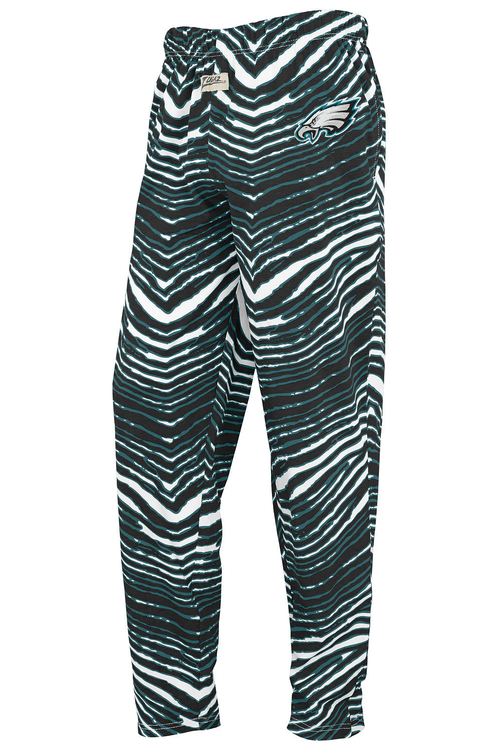 Zubaz NFL  UNISEX Z88 Kids Zebra 3C Embroidered Pant, PHILADELPHIA EAGLES