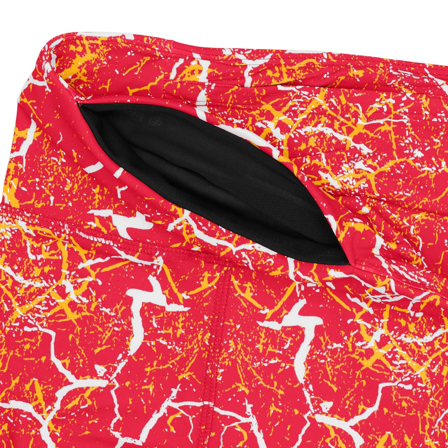 Zubaz NFL Women's 2 Pack Zebra 2 Color And Marble Leggings with Pimary Logo, Kansas City Chiefs