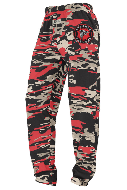 Zubaz NFL Adult Unisex Z88 Embroidered Alt Camo Pants, Atlanta Falcons
