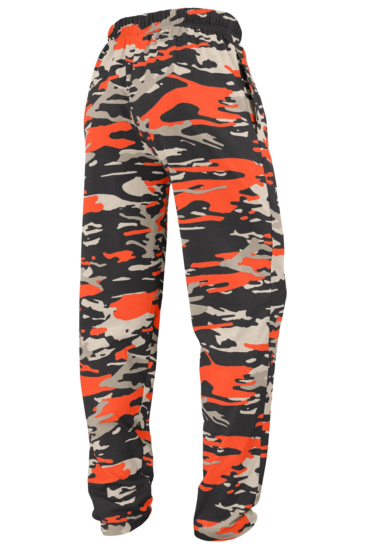 Zubaz NFL Adult Unisex Z88 Embroidered Alt Camo Pants, Cincinnati Bengals