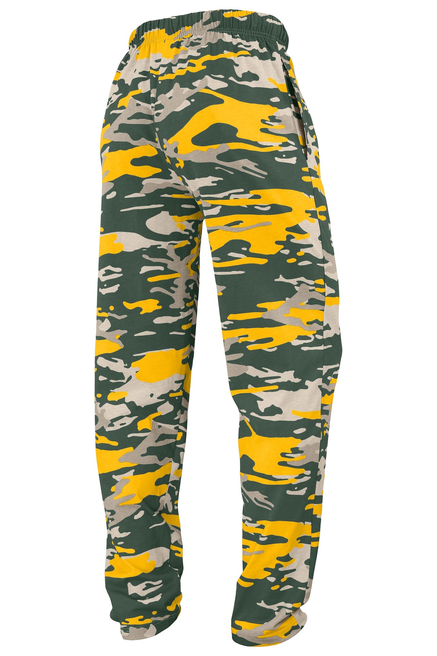 Zubaz NFL Adult Unisex Z88 Embroidered Alt Camo Pants, Green Bay Packers