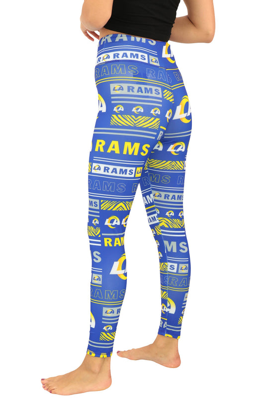 Zubaz NFL Women's Column Leggings, Los Angeles Rams