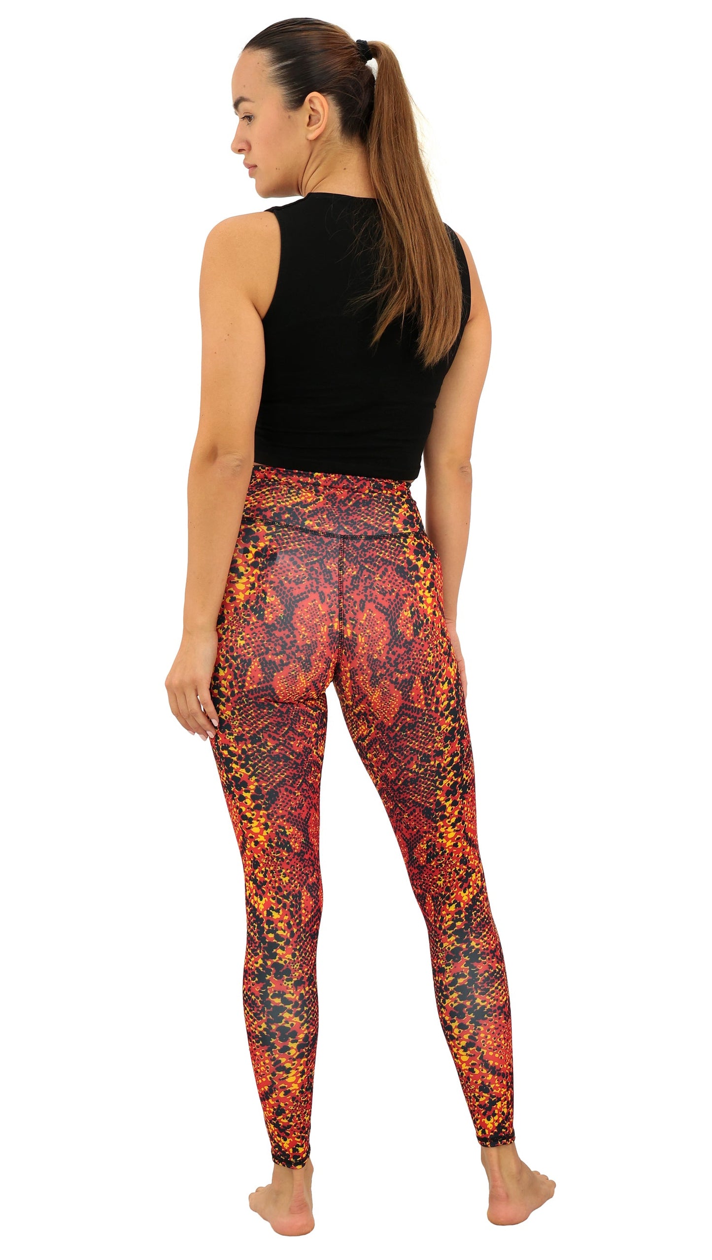 Zubaz NFL Women's Field Goal Primary Post Leggings, Kansas City Chiefs