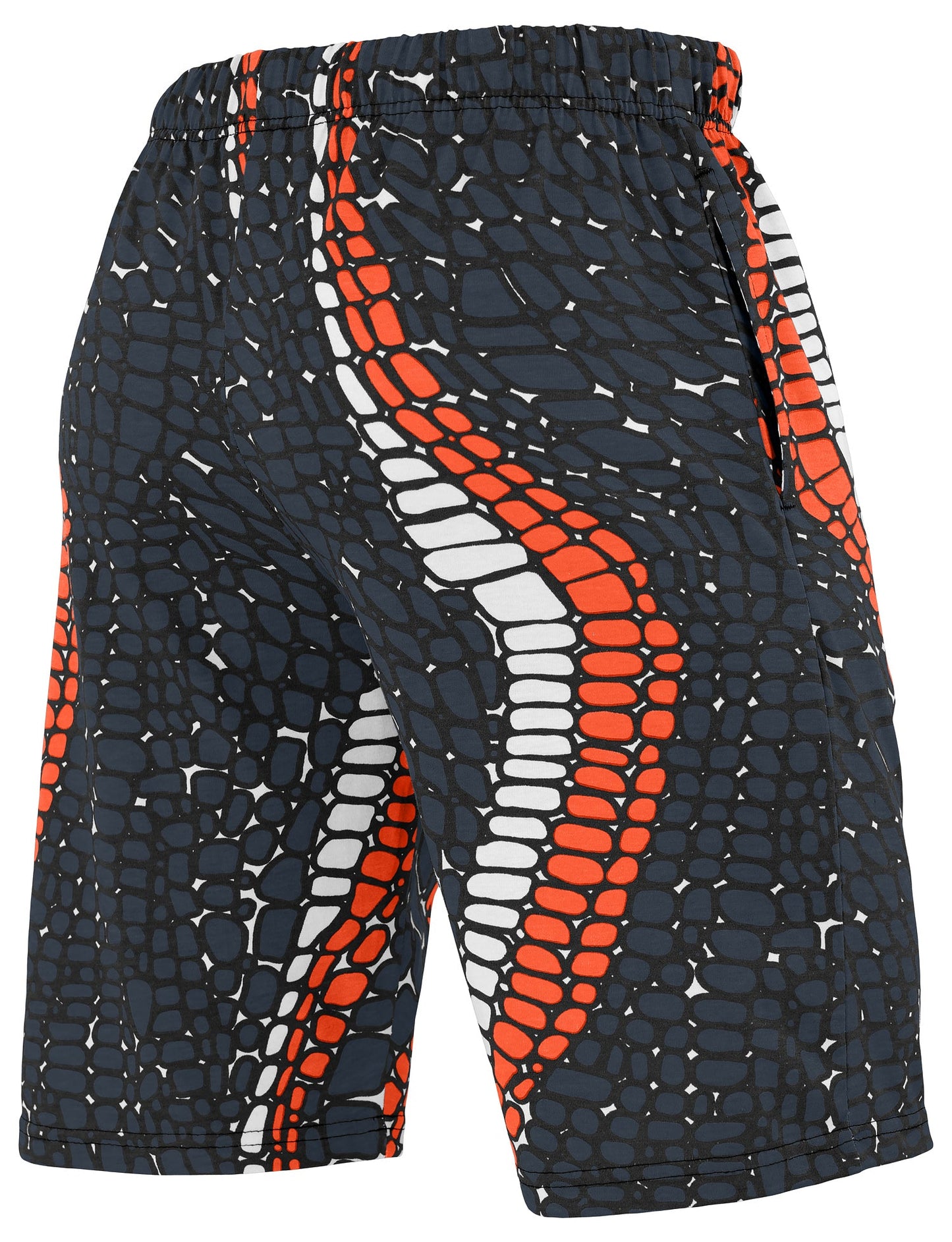 Zubaz NFL Adult Unisex Z88 Embroidered Gator 3 Color Shorts, Denver Broncos