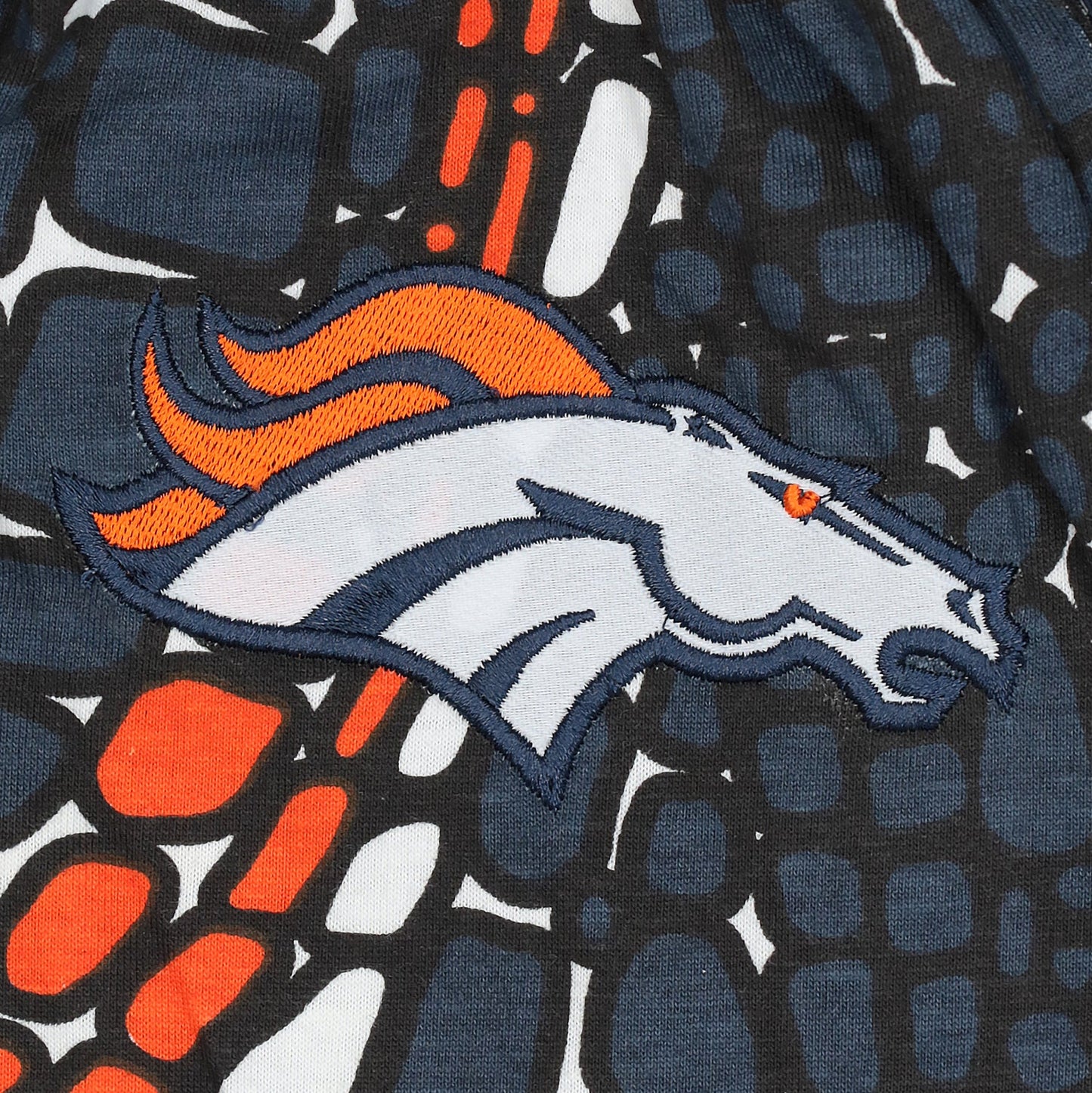 Zubaz NFL Adult Unisex Z88 Embroidered Gator 3 Color Shorts, Denver Broncos