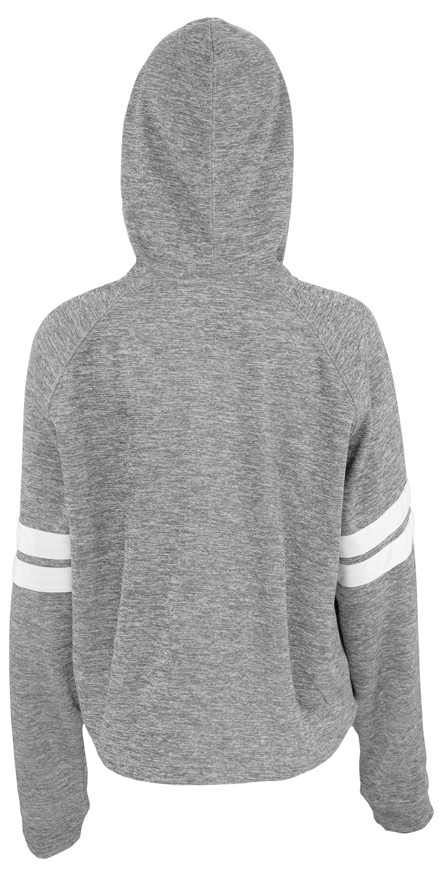 Zubaz NFL Women's Dallas Cowboys Team Slogan Crop Top Hoodie