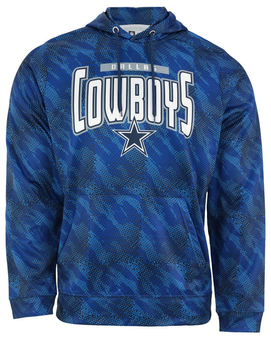 Zubaz NFL Men's Dallas Cowboys Viper Fleece Hoodie