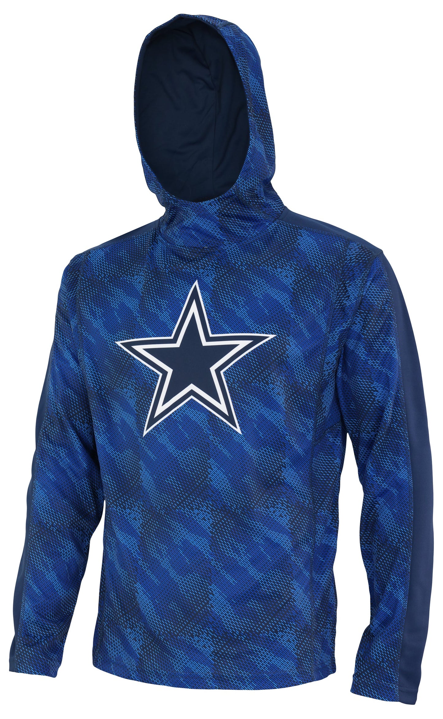 Zubaz NFL Men's Dallas Cowboys Elevated Lightweight Viper Hoodie