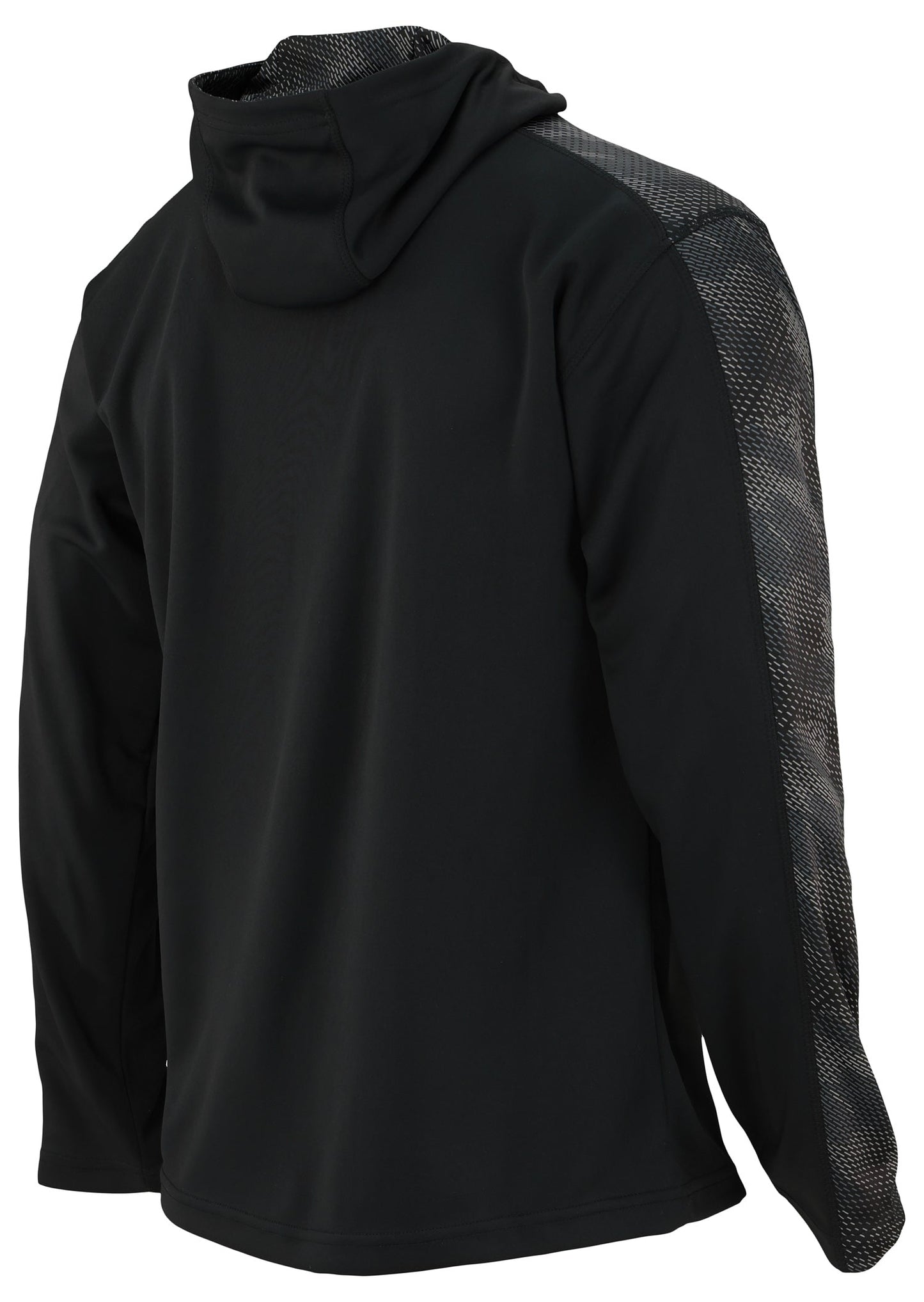 Zubaz NFL Men's Dallas Cowboys Black Elevated Lightweight Hoodie With Viper Accents