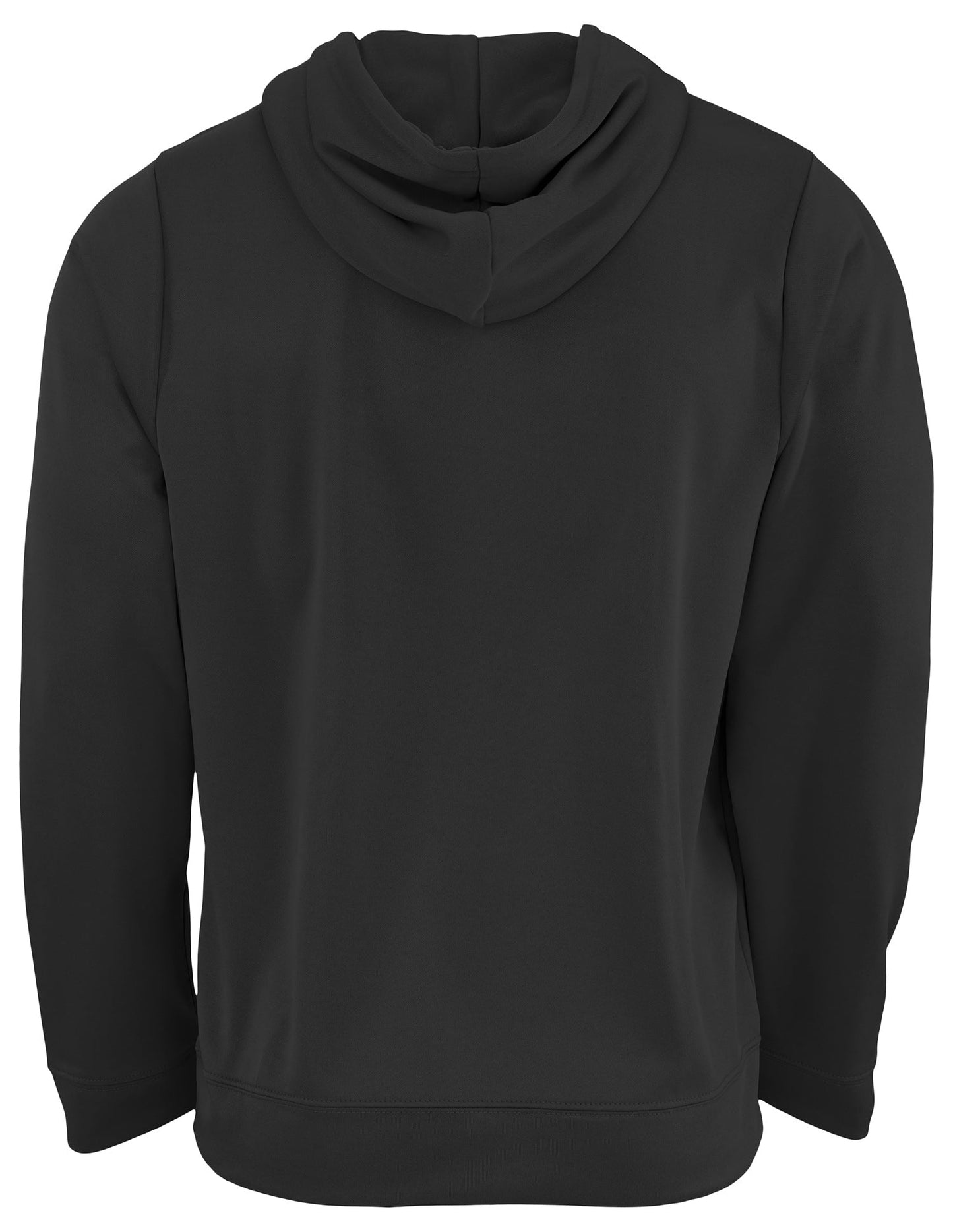 Zubaz NFL Mens Miami Dolphins Zebra Logo Graphic Black Hoodie