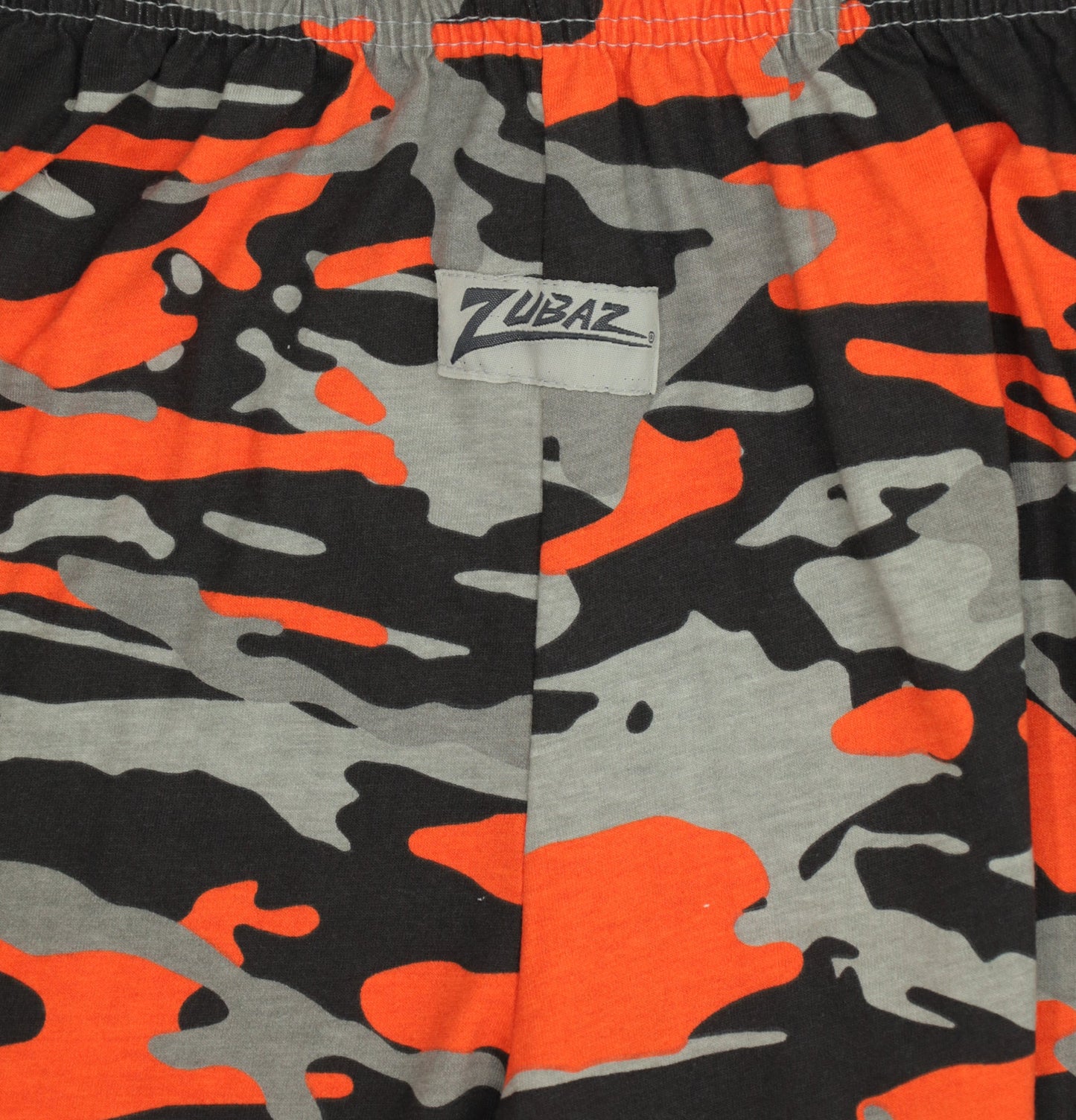 Zubaz NFL Adult Unisex Z88 Embroidered Alt Camo Shorts, Cincinnati Bengals