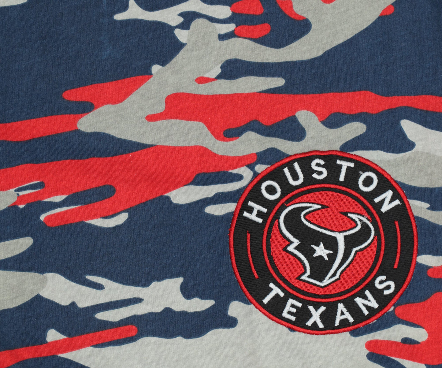 Zubaz NFL Adult Unisex Z88 Embroidered Alt Camo Shorts, Houston Texans