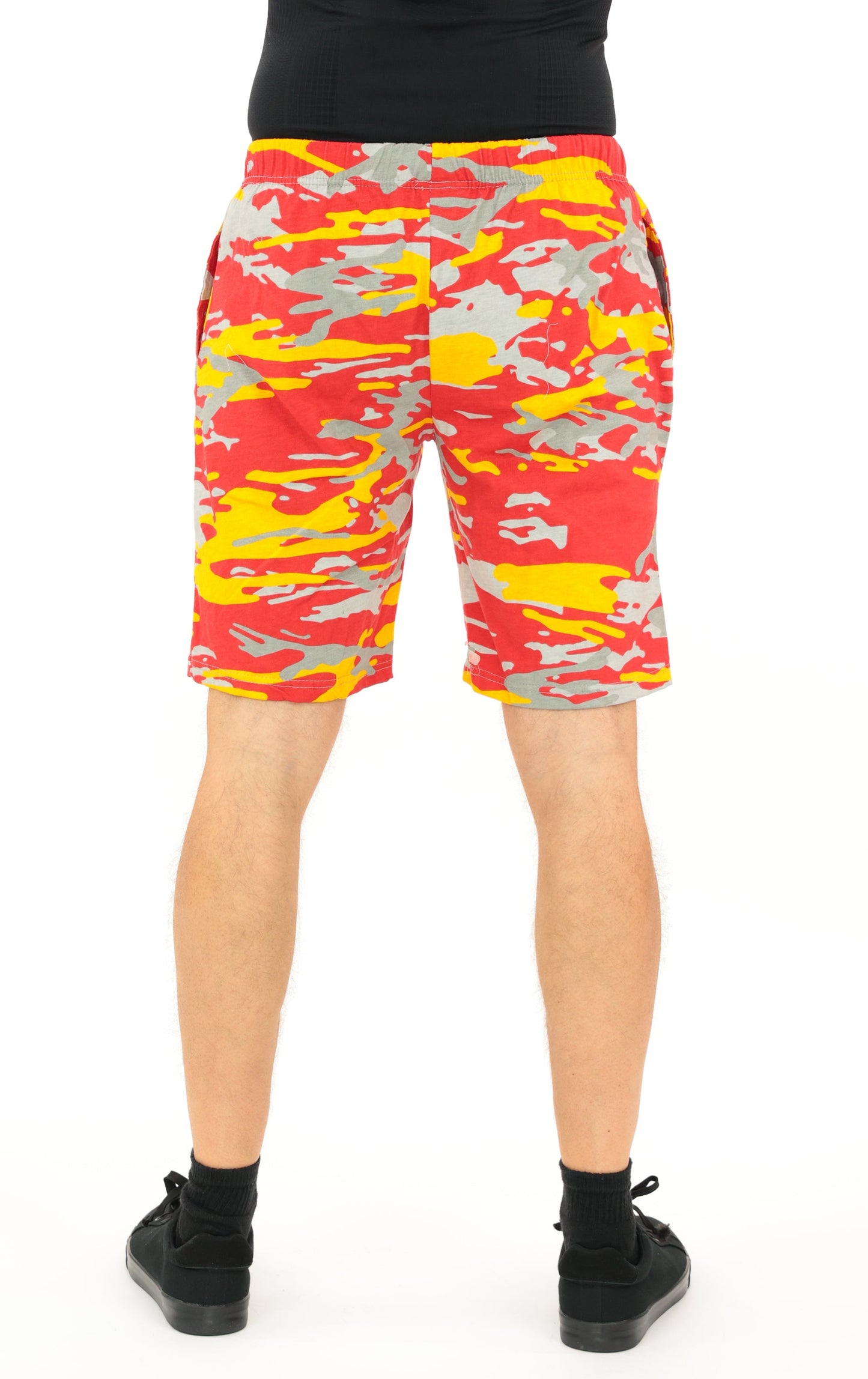 Zubaz NFL Adult Unisex Z88 Embroidered Alt Camo Shorts, Kansas City Chiefs