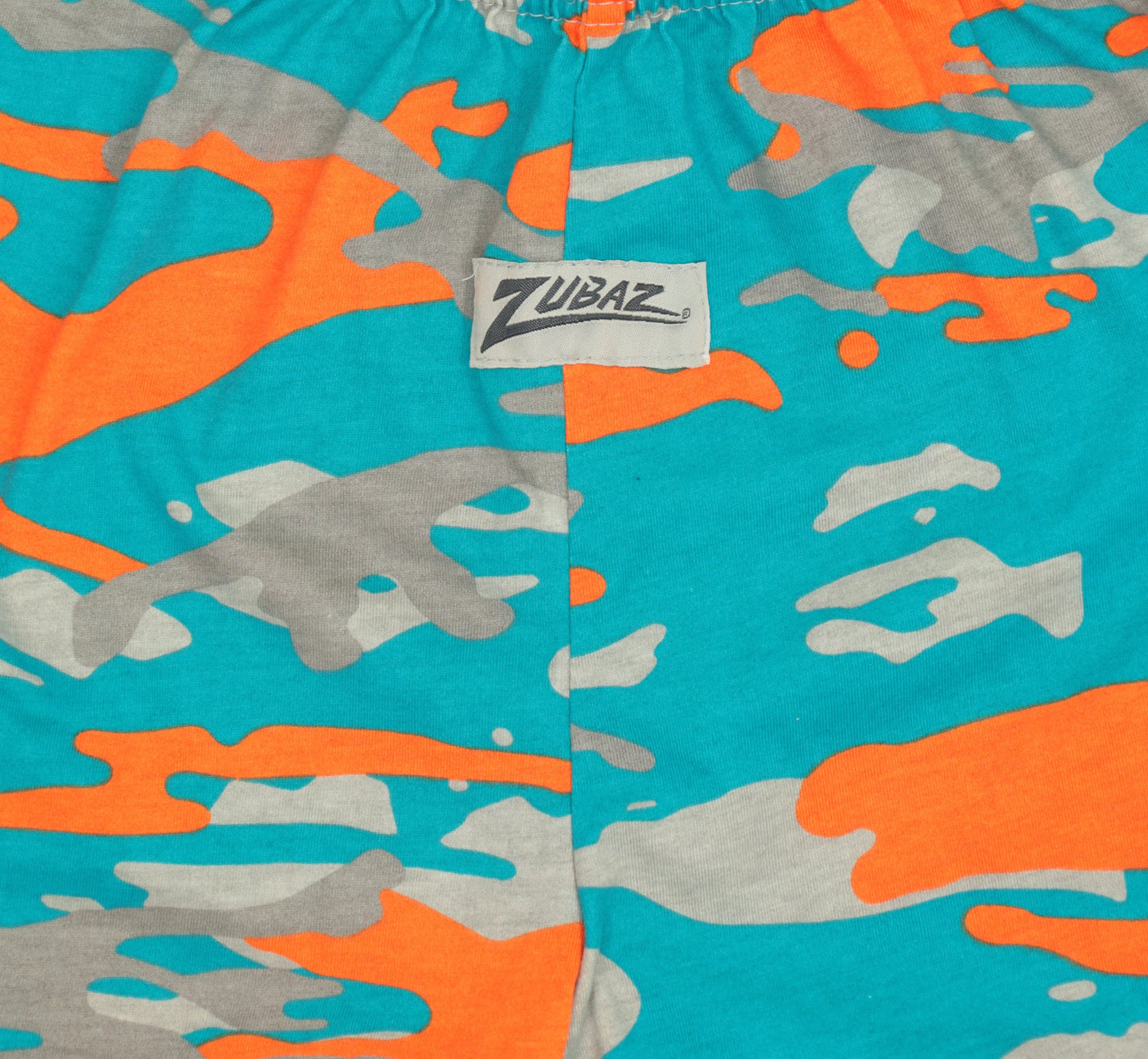 Zubaz NFL Adult Unisex Z88 Embroidered Alt Camo Shorts, Miami Dolphins