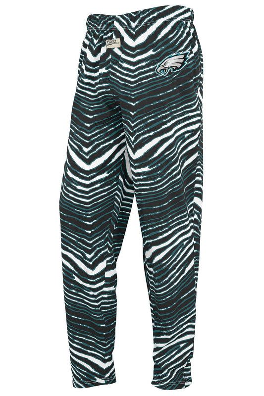 Zubaz NFL  UNISEX Z88 Kids Zebra 3C Embroidered Pant, PHILADELPHIA EAGLES