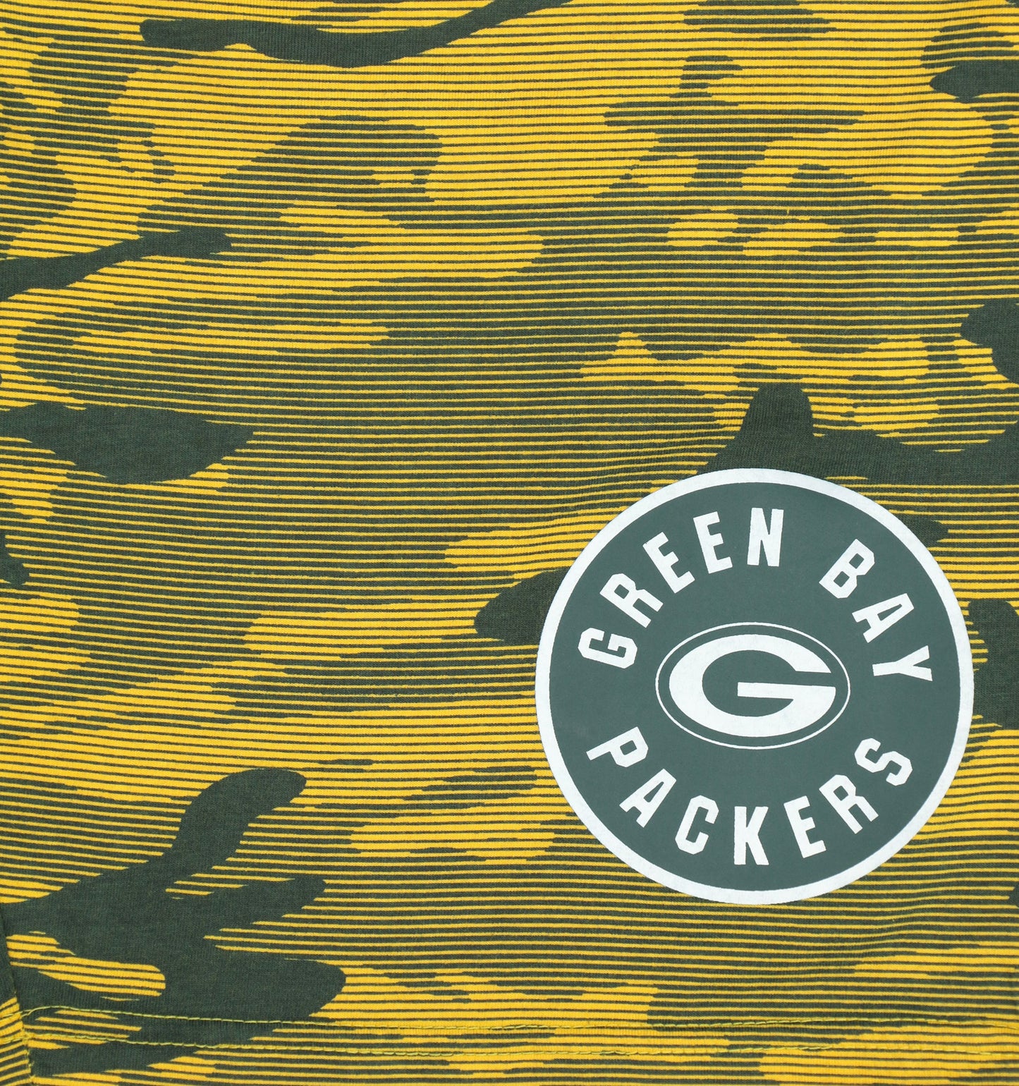 Zubaz NFL Adult Unisex Z88 Camo Lines Shorts, Green Bay Packers