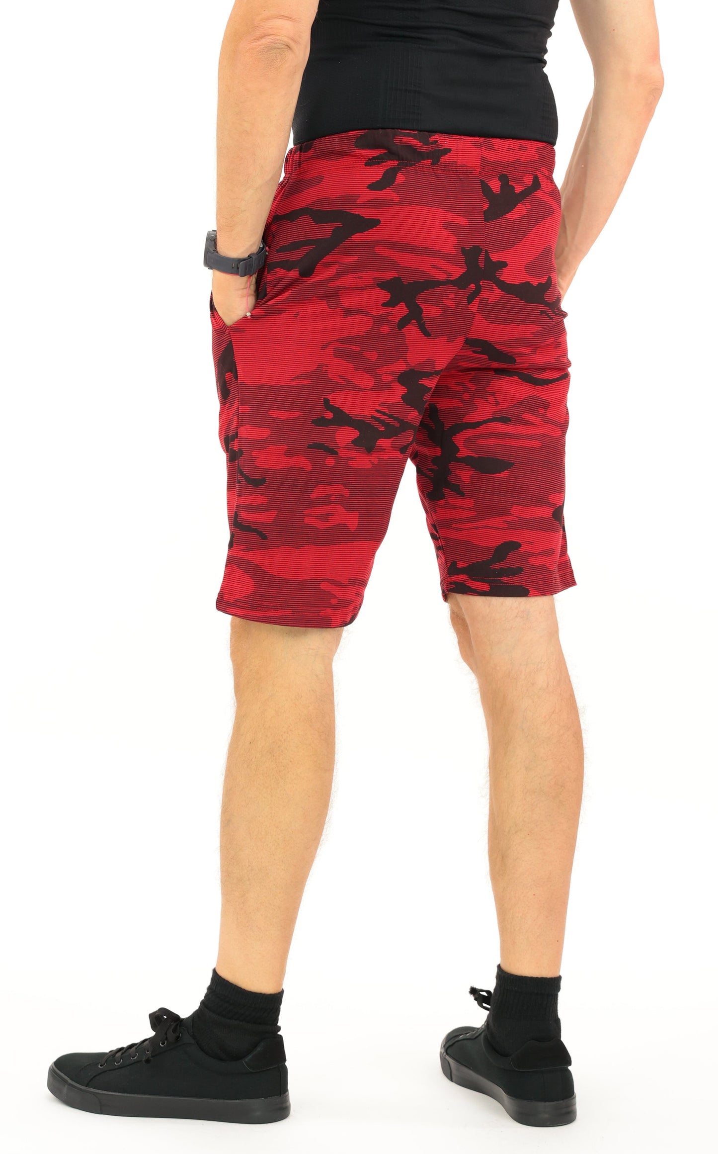 Zubaz NFL Adult Unisex Z88 Camo Lines Shorts, Kansas City Chiefs