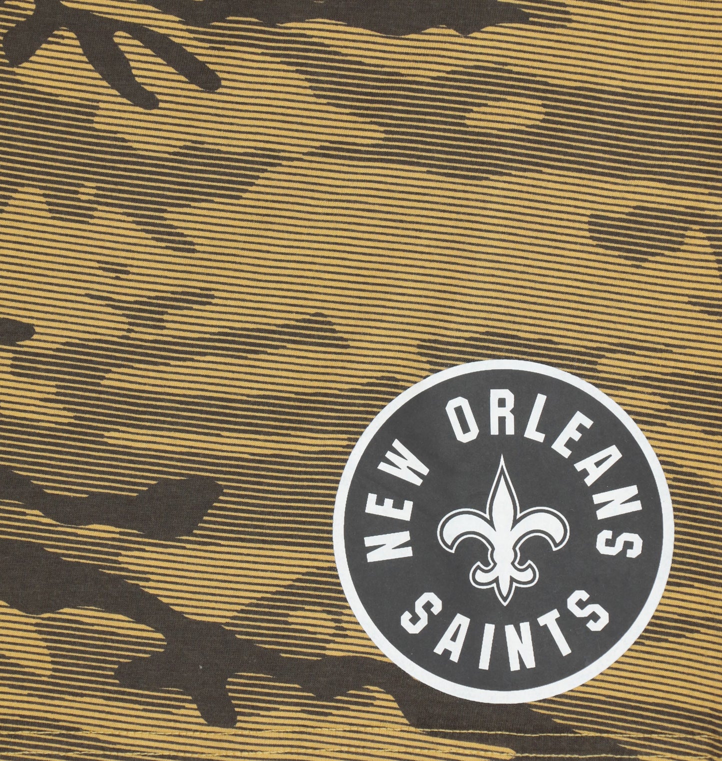 Zubaz NFL Adult Unisex Z88 Camo Lines Shorts, New Orleans Saints