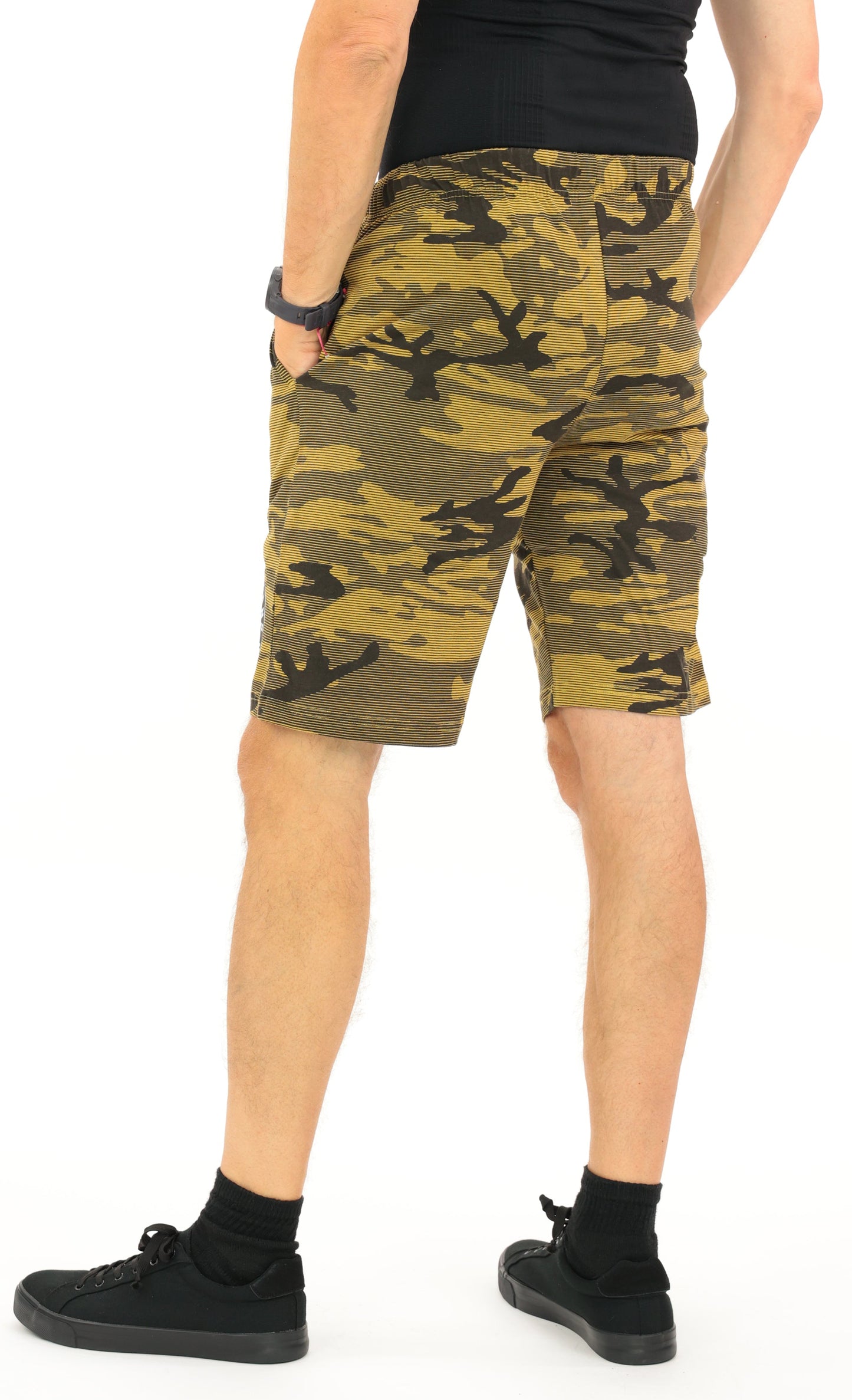 Zubaz NFL Adult Unisex Z88 Camo Lines Shorts, New Orleans Saints