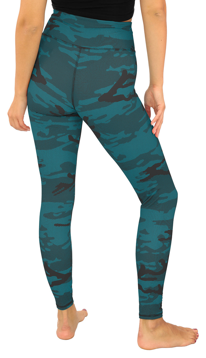 Zubaz NFL Women's Goal Line Camo Line Leggings, Jacksonville Jaguars