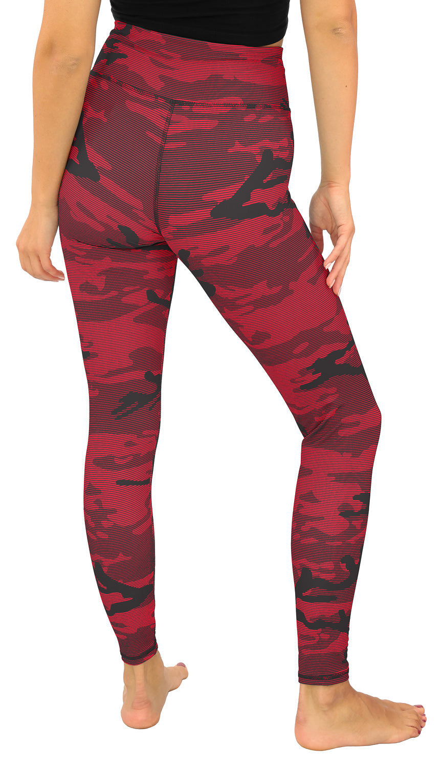 Zubaz NFL Women's Goal Line Camo Line Leggings, Kansas City Chiefs