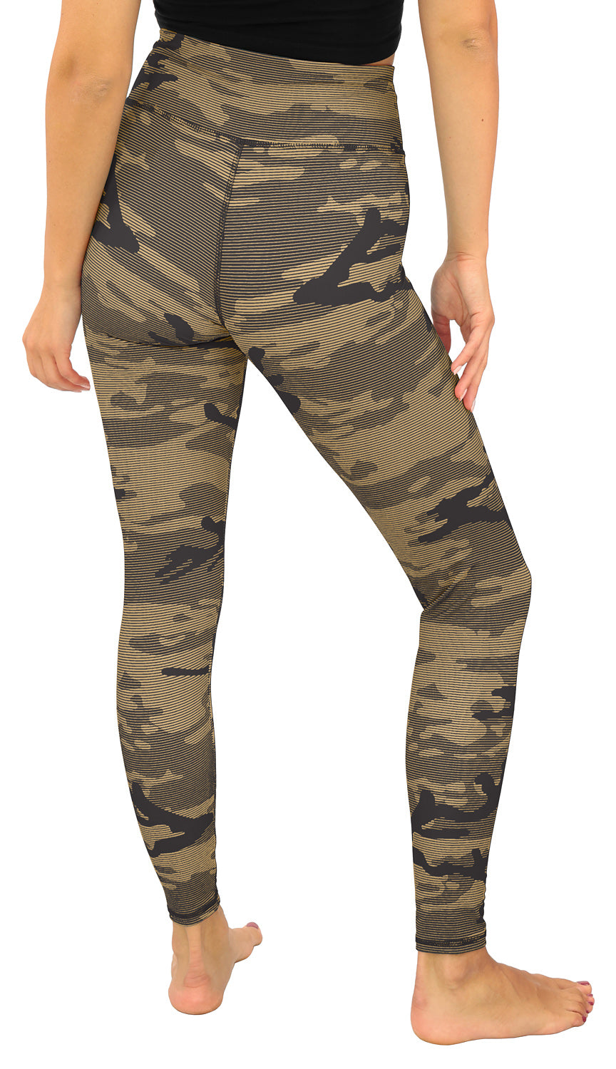 Zubaz NFL Women's Goal Line Camo Line Leggings, New Orleans Saints