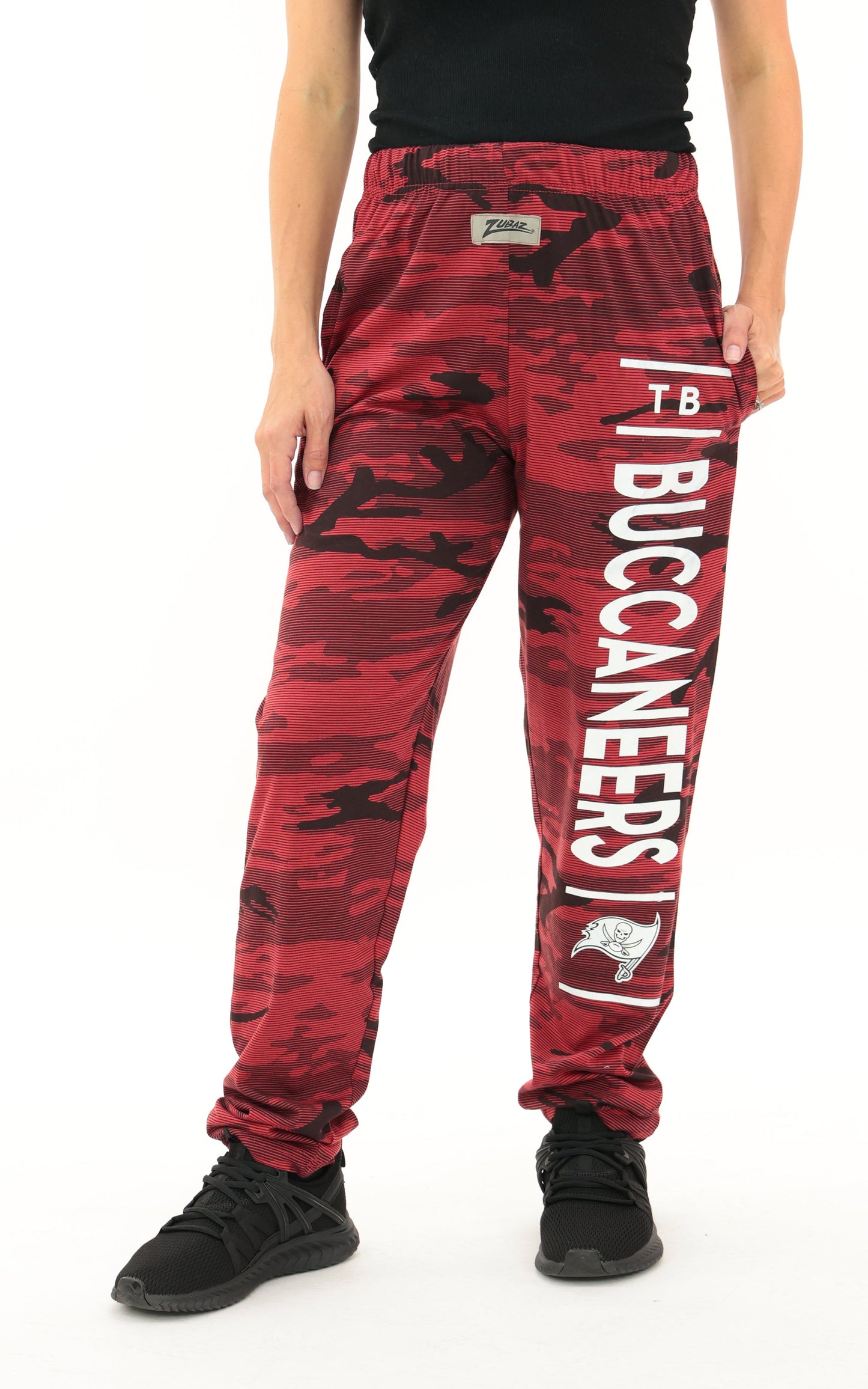 Zubaz NFL Adult Unisex Z88 Camo Lines Pants, Tampa Bay Buccaneers
