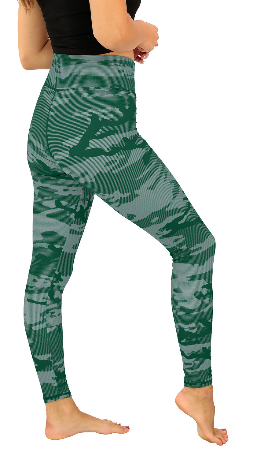 Zubaz NFL Women's Goal Line Camo Line Leggings, New York Jets