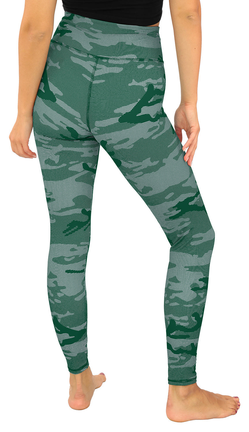Zubaz NFL Women's Goal Line Camo Line Leggings, New York Jets