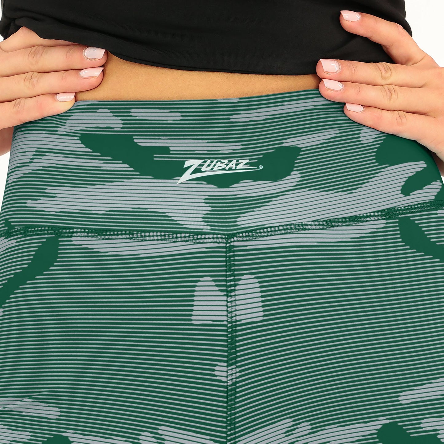 Zubaz NFL Women's Goal Line Camo Line Leggings, New York Jets