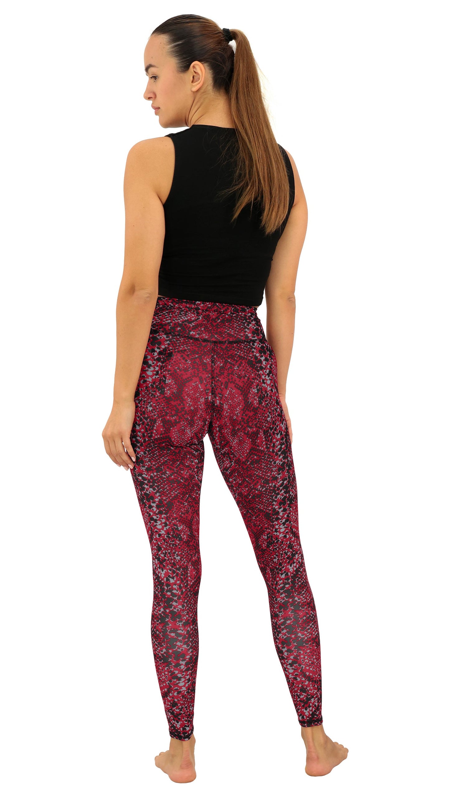 Zubaz NFL Women's Field Goal Primary Post Leggings, Arizona Cardinals